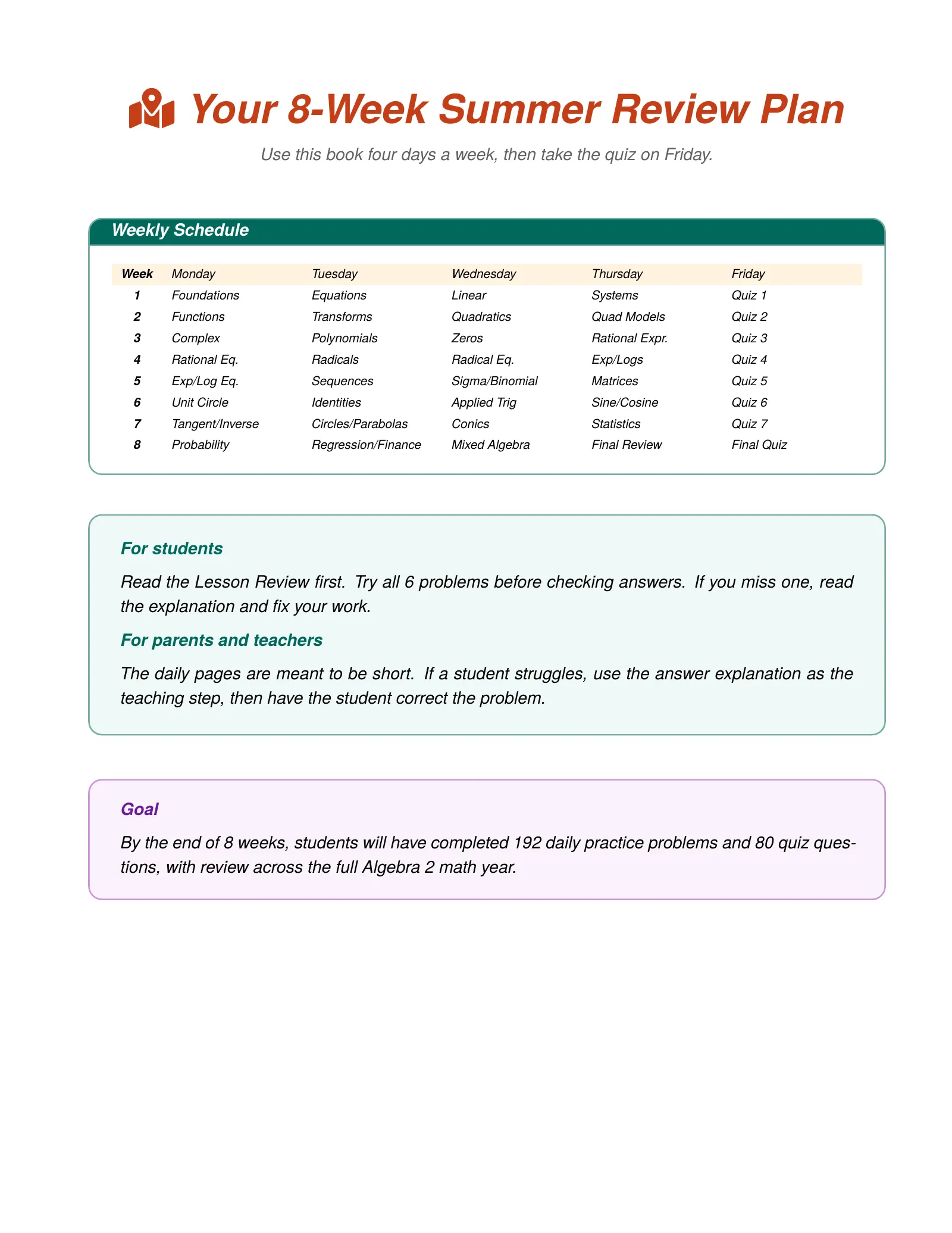 ViewMath book how-to-use page