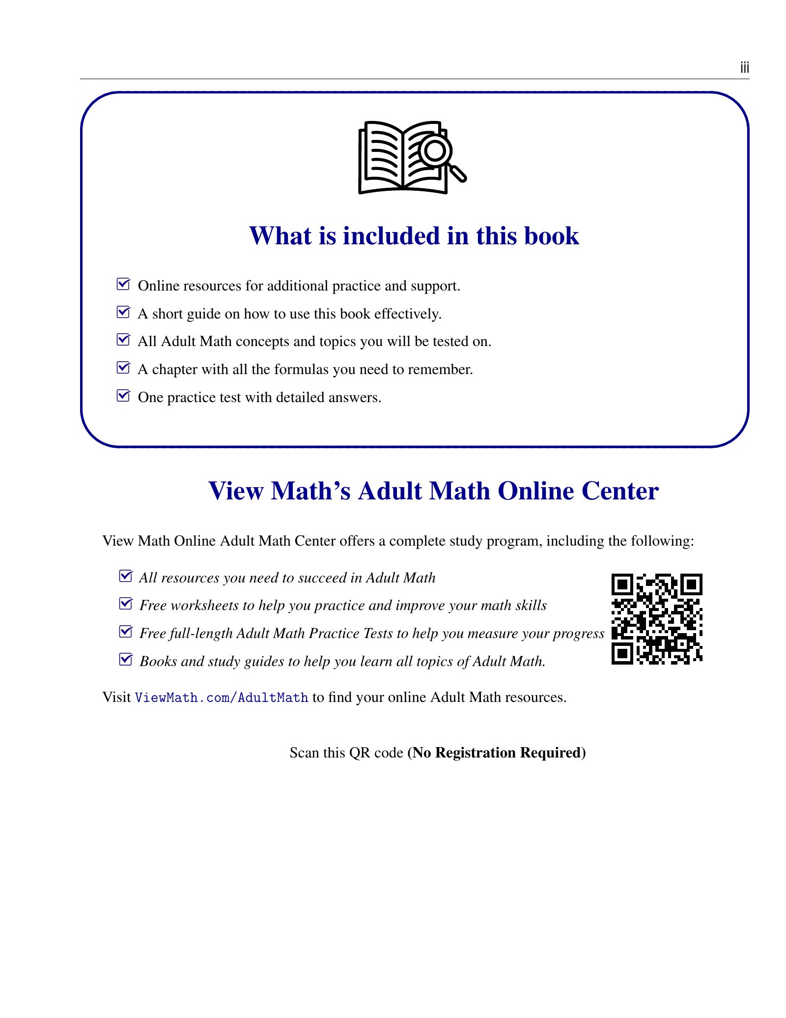 ViewMath book how-to-use page