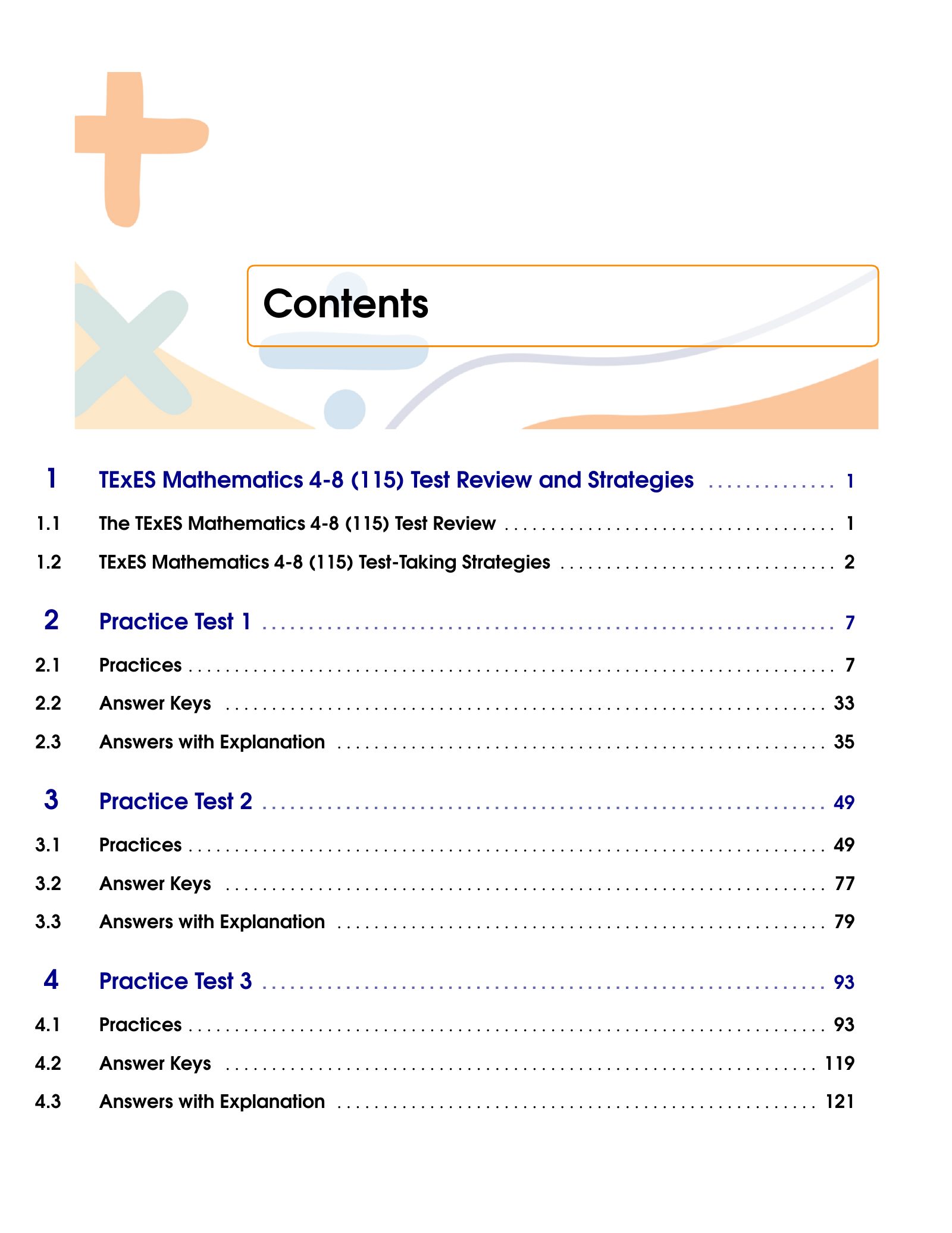 ViewMath book table of contents page