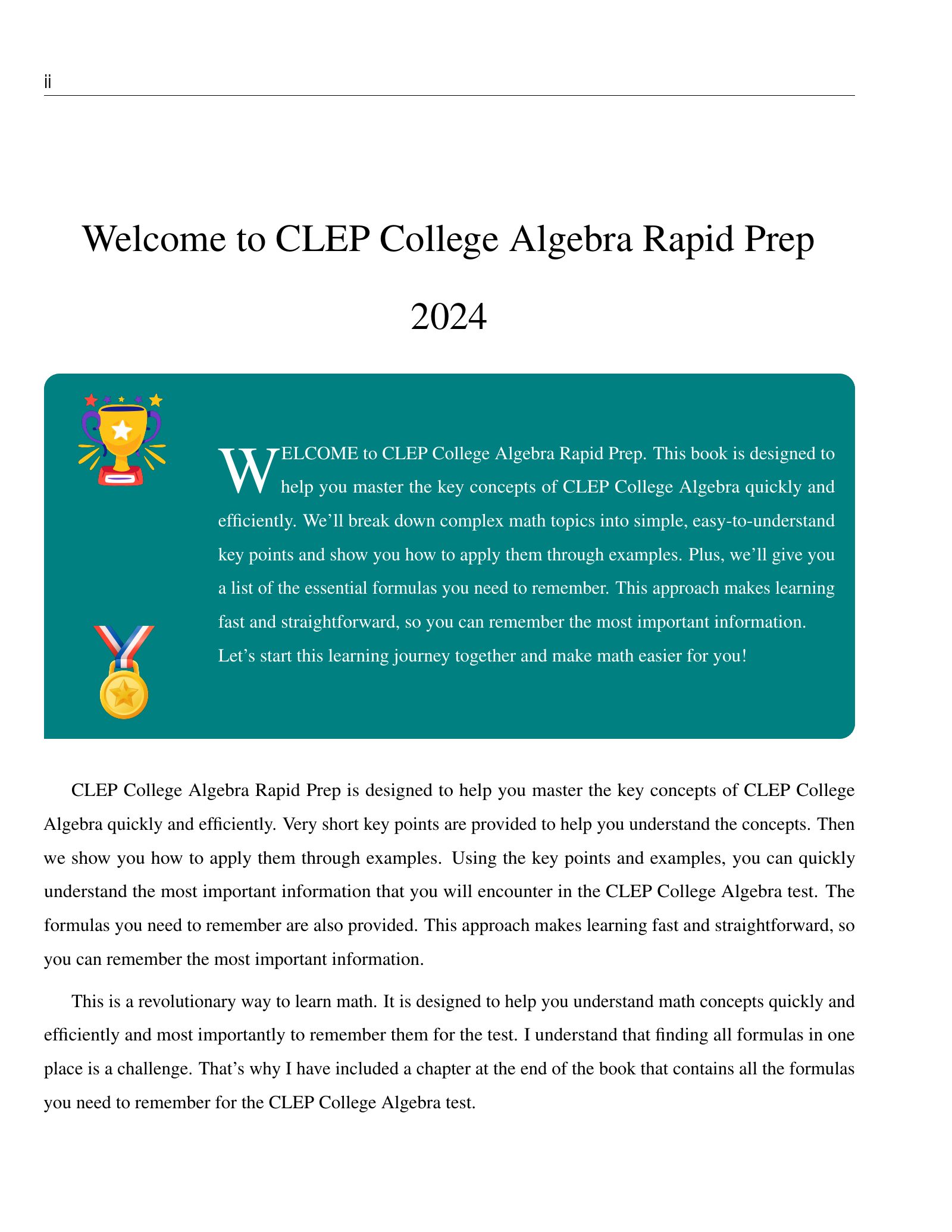 ViewMath book welcome and introduction page