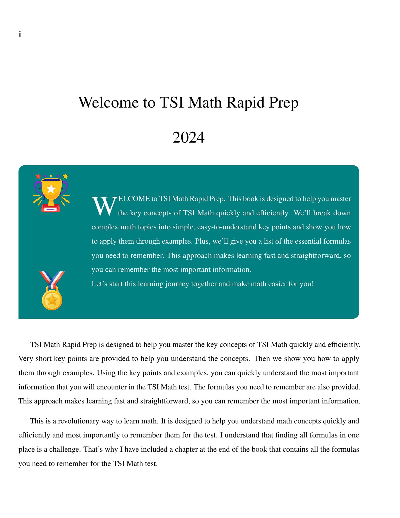 ViewMath book welcome and introduction page