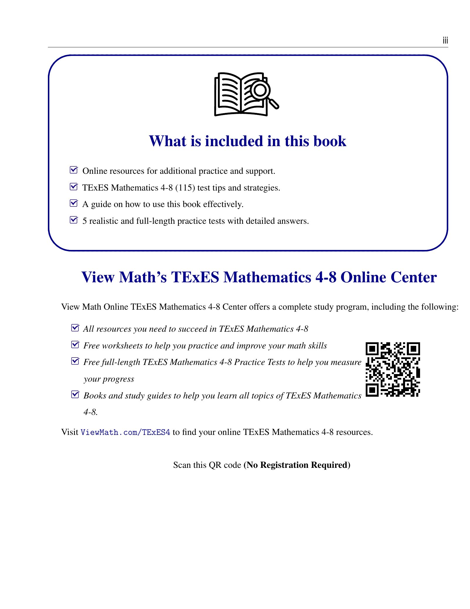 ViewMath book how-to-use page