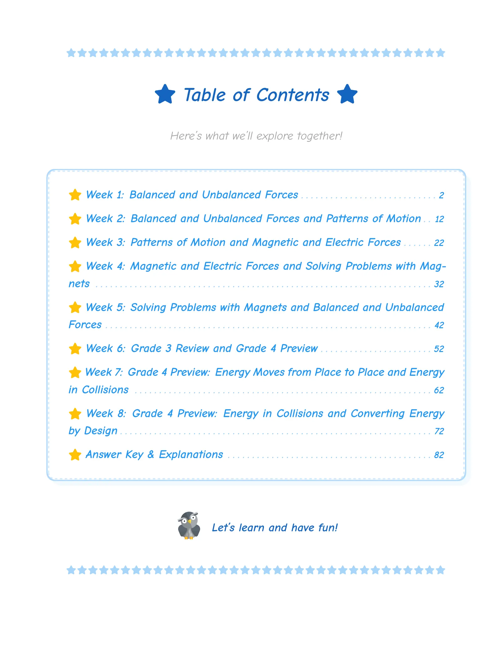 ViewMath book table of contents page