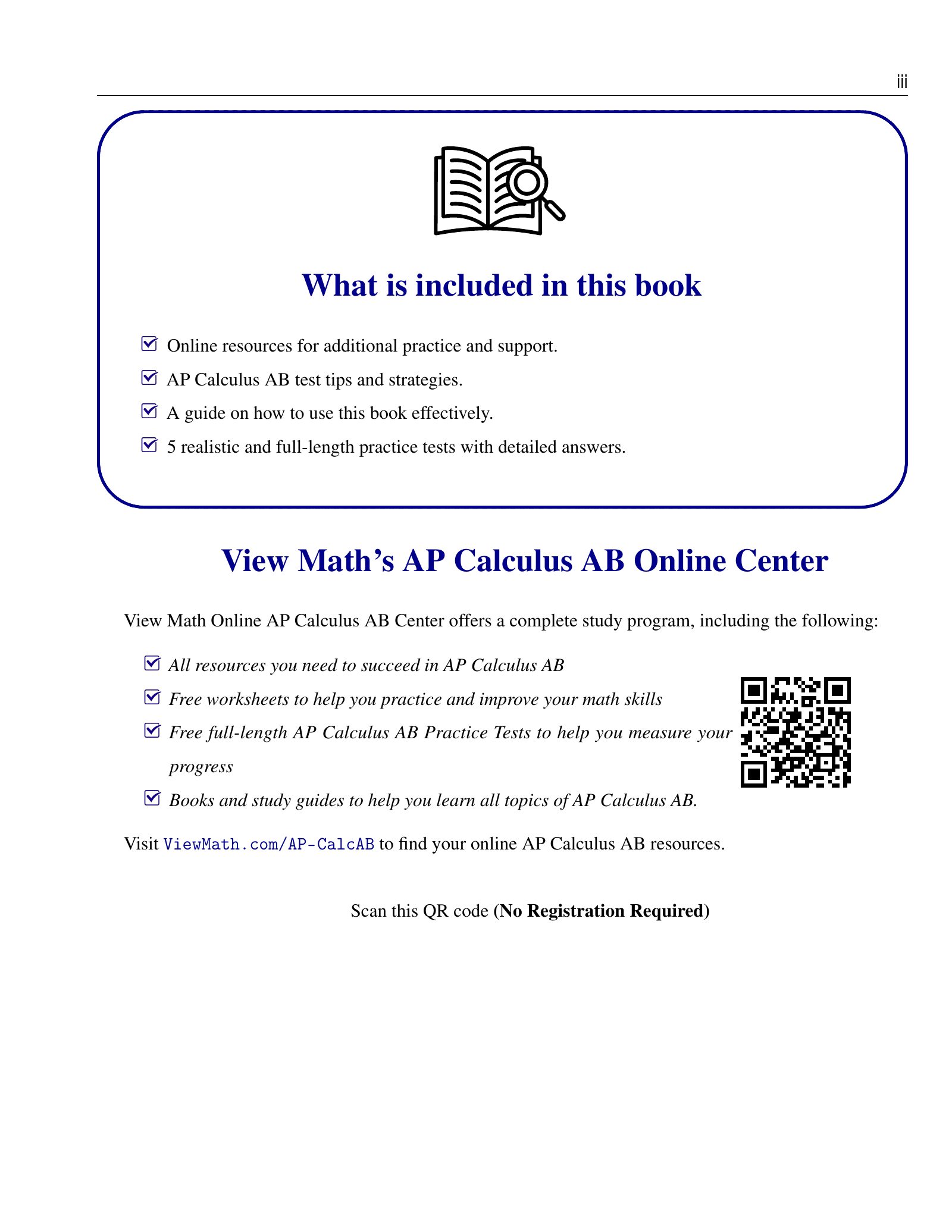 ViewMath book how-to-use page