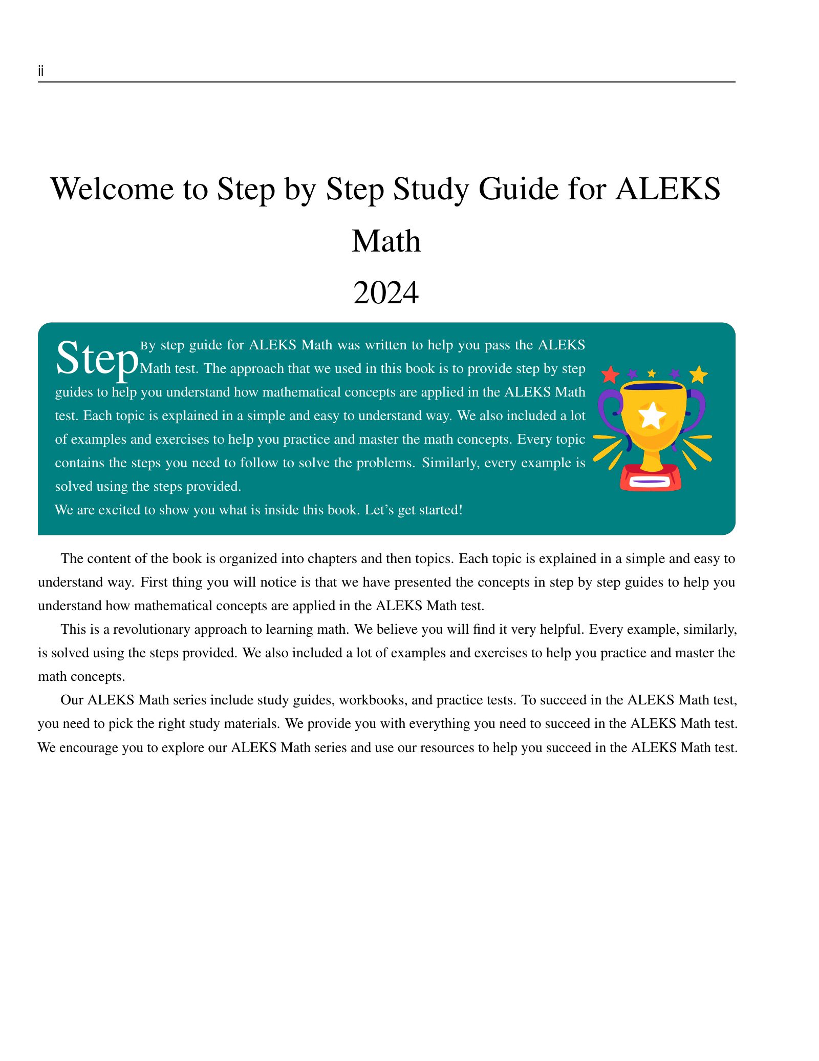 ViewMath book welcome and introduction page