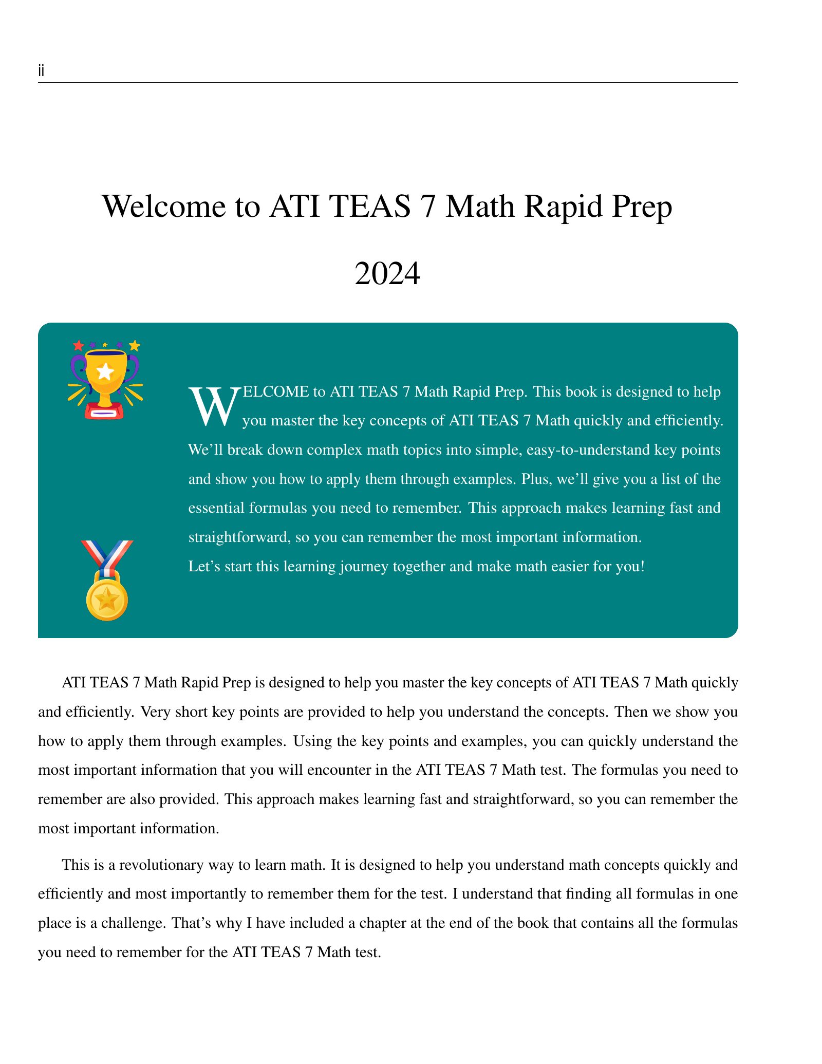 ViewMath book welcome and introduction page