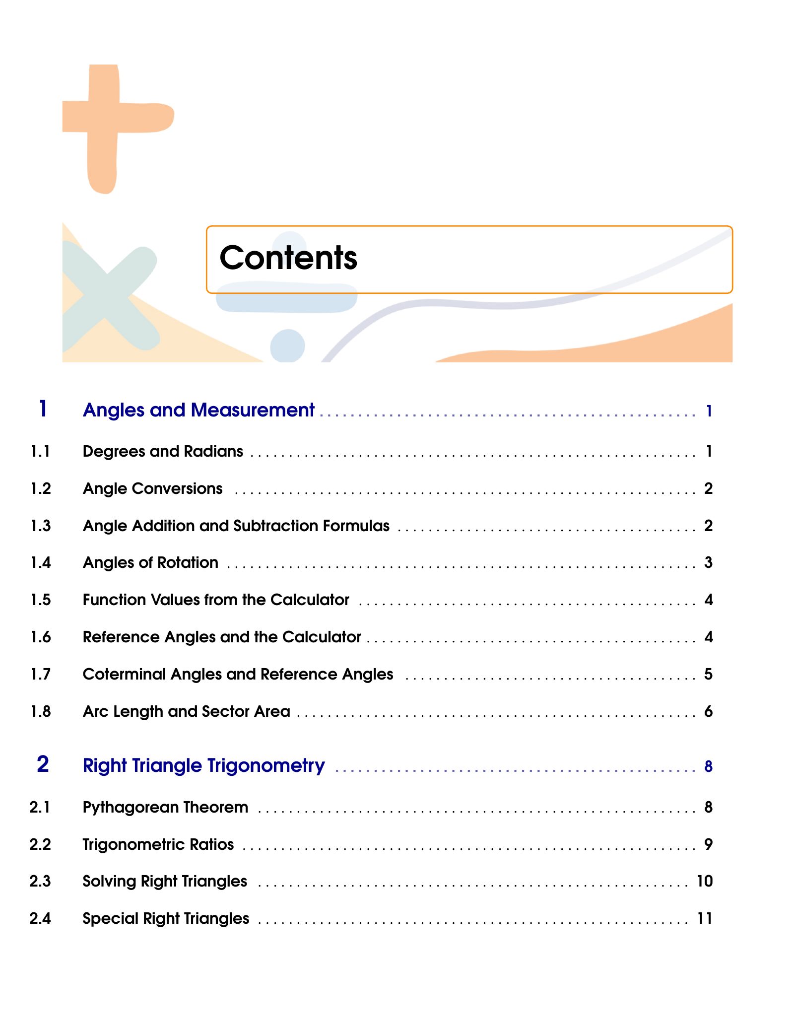 ViewMath book table of contents page