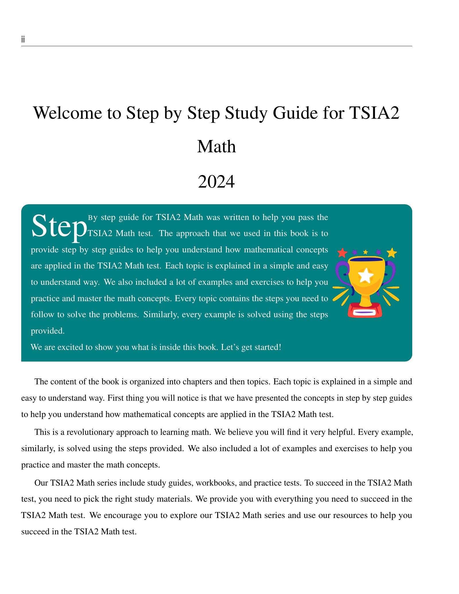 ViewMath book welcome and introduction page
