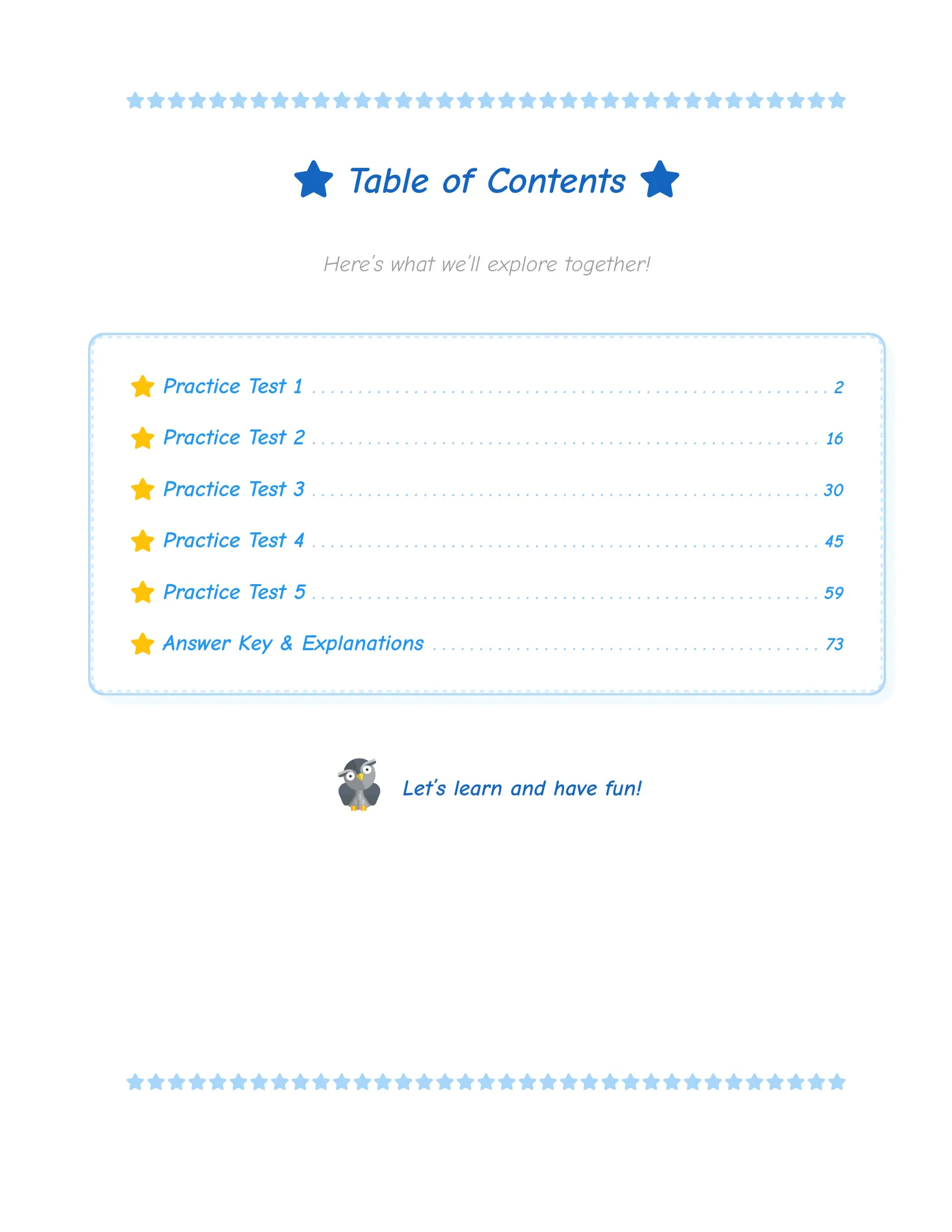 ViewMath book table of contents page
