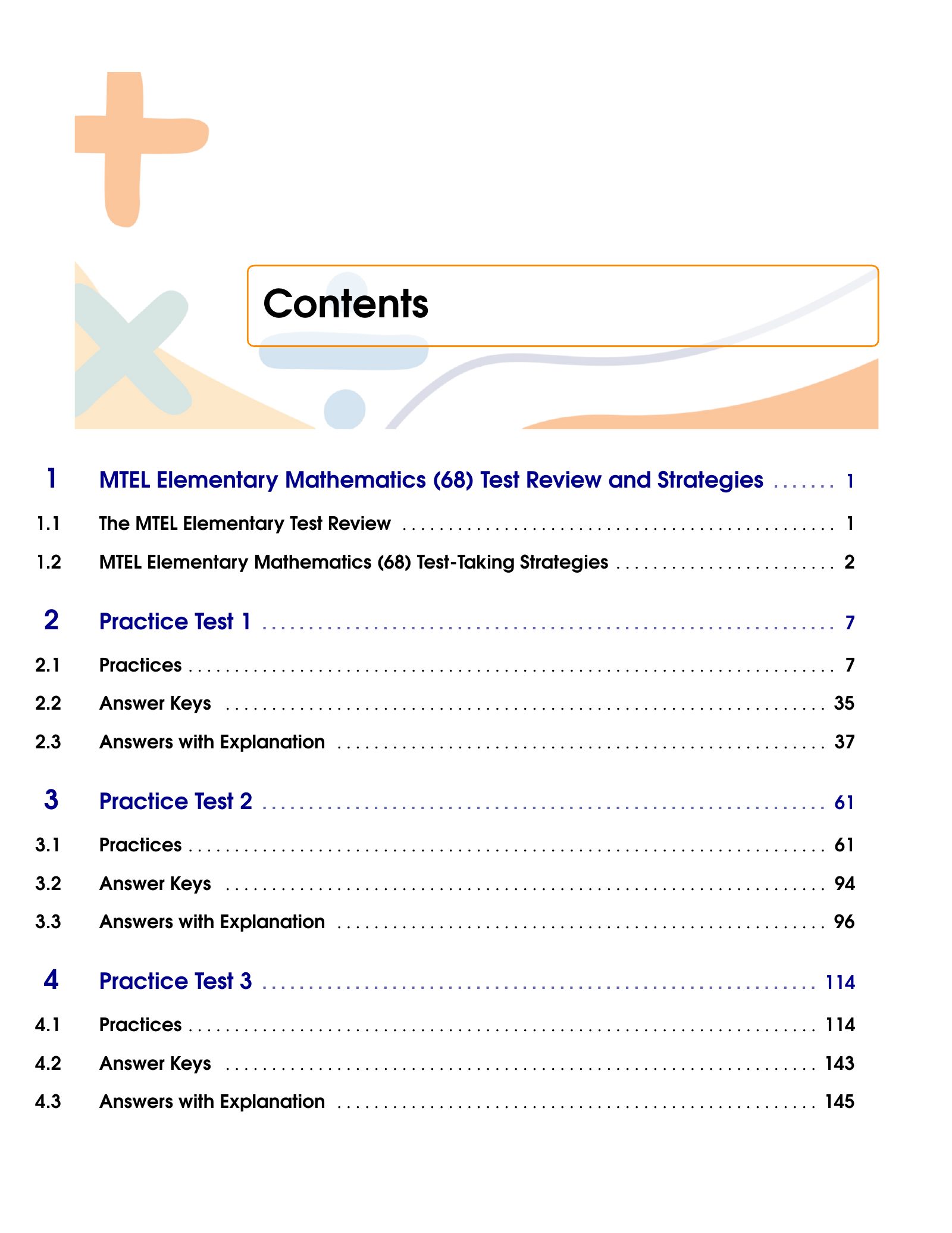 ViewMath book table of contents page