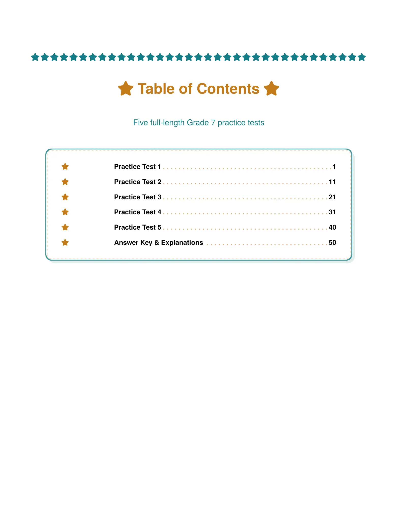ViewMath book table of contents page