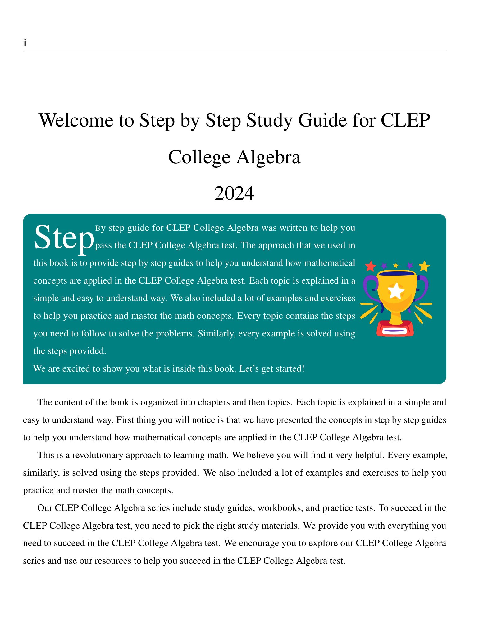 ViewMath book welcome and introduction page