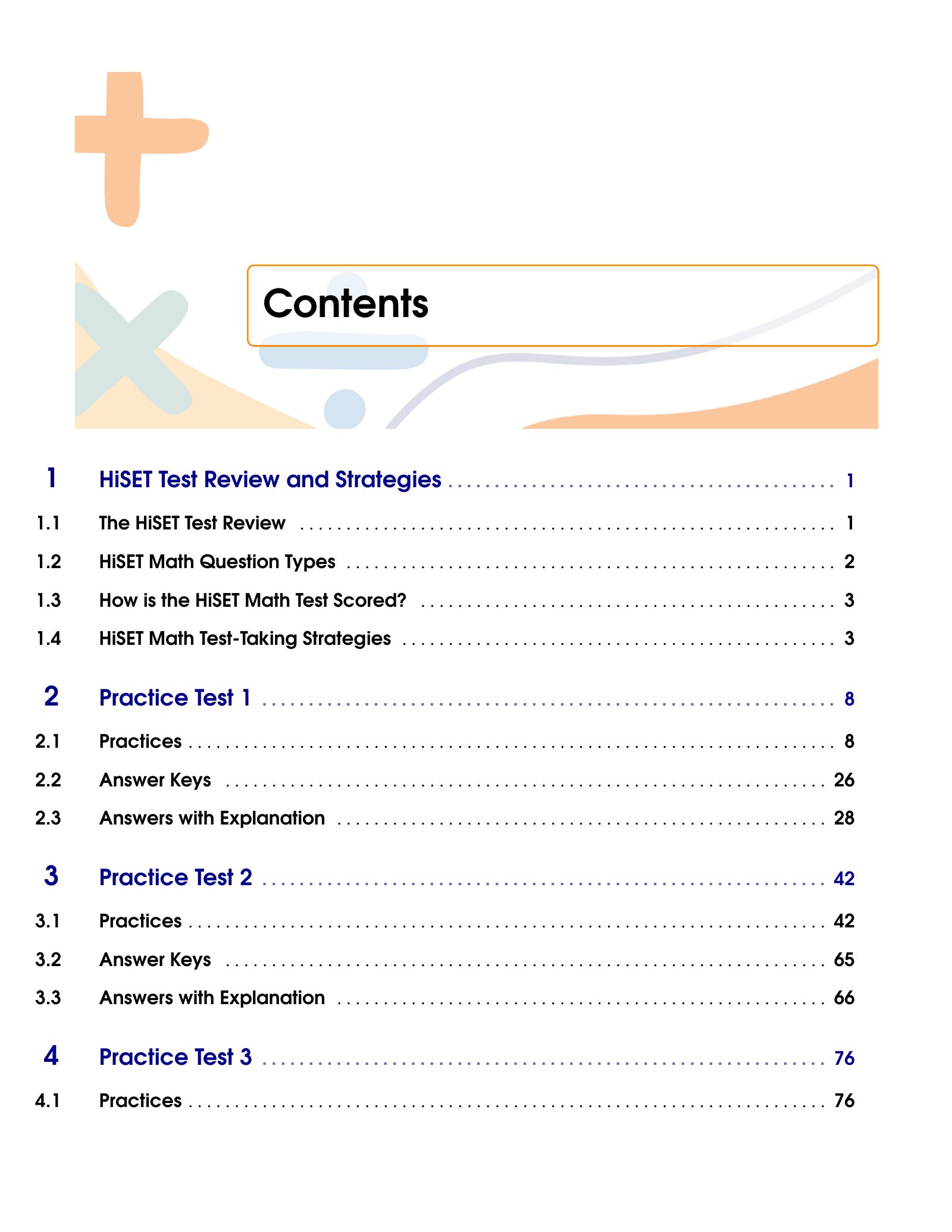 ViewMath book table of contents page