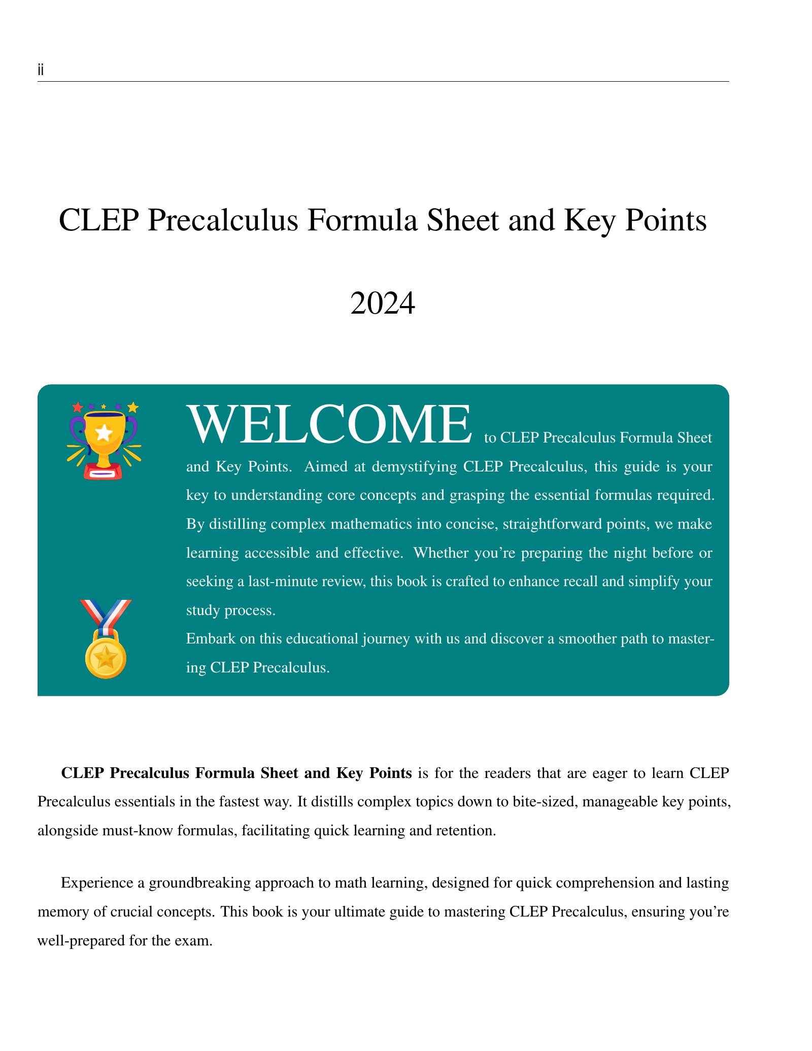 ViewMath book welcome and introduction page