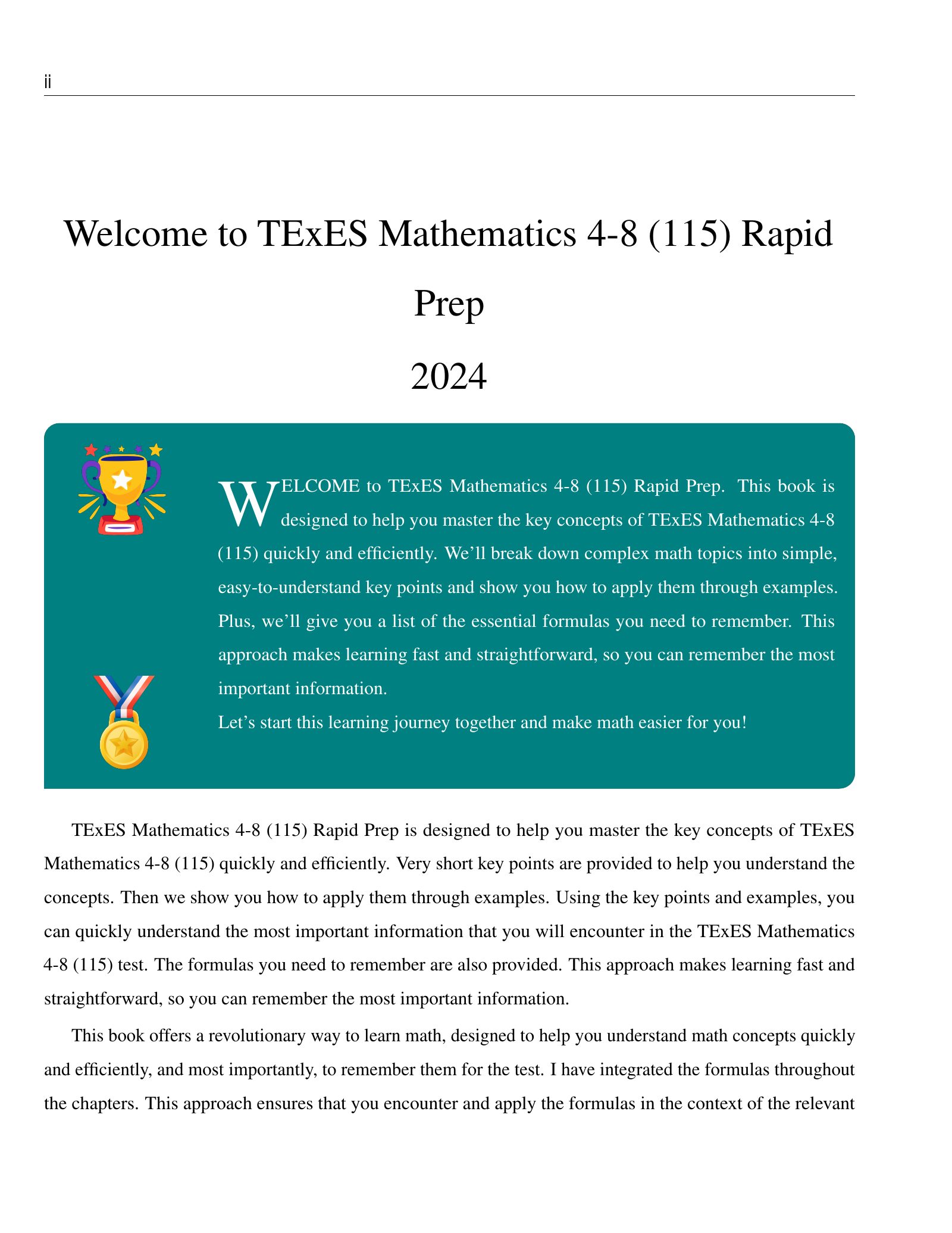 ViewMath book welcome and introduction page