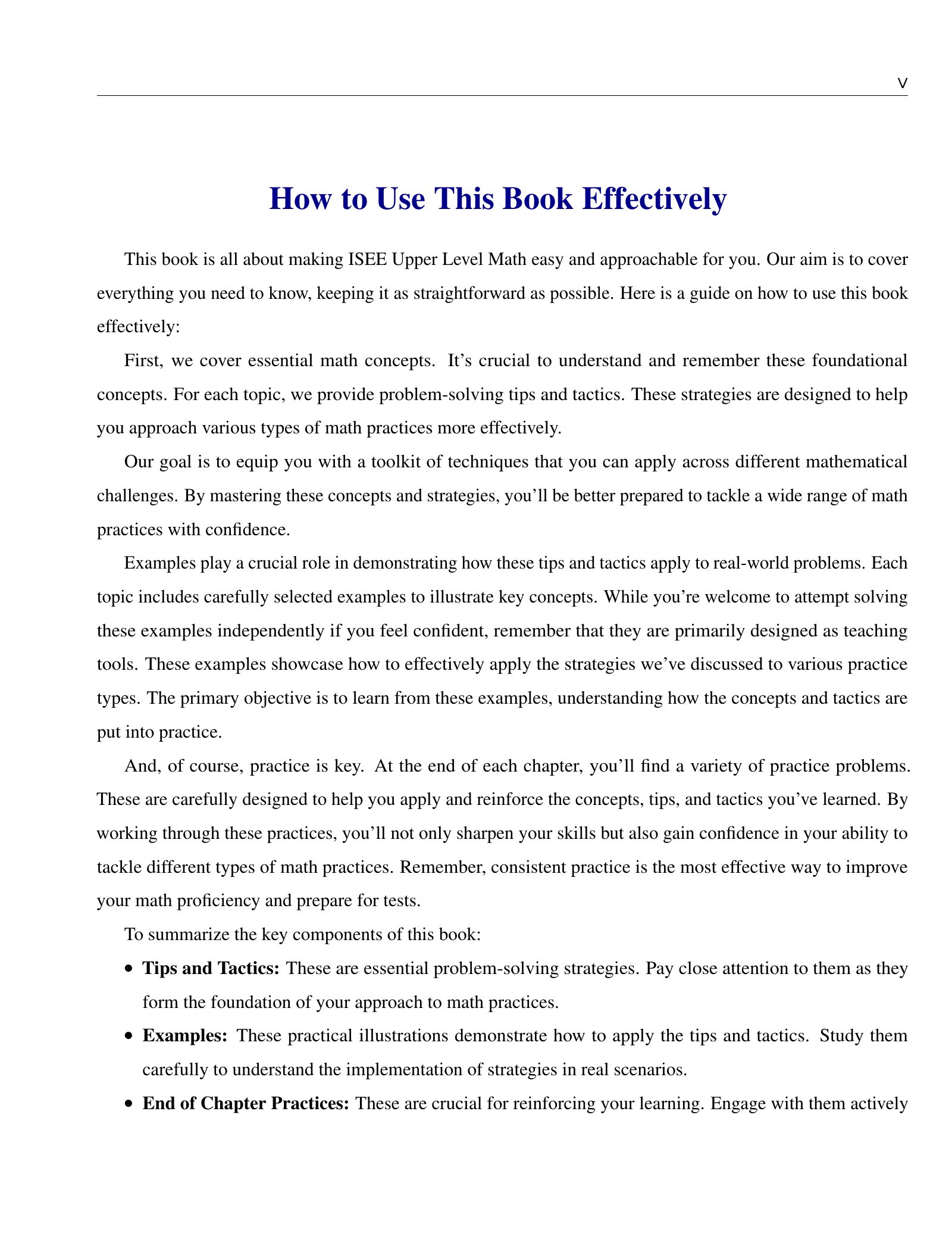 ViewMath book how-to-use page