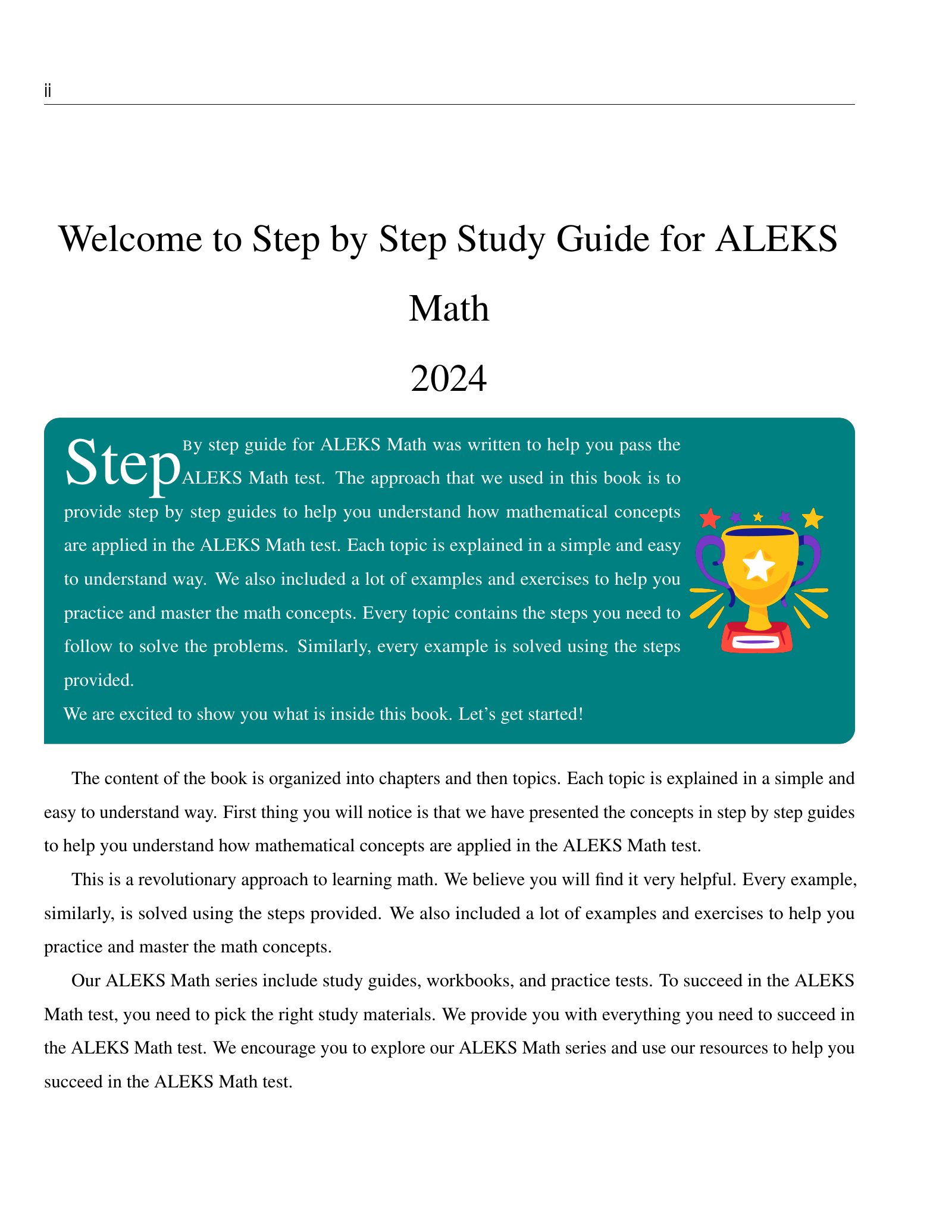 ViewMath book welcome and introduction page