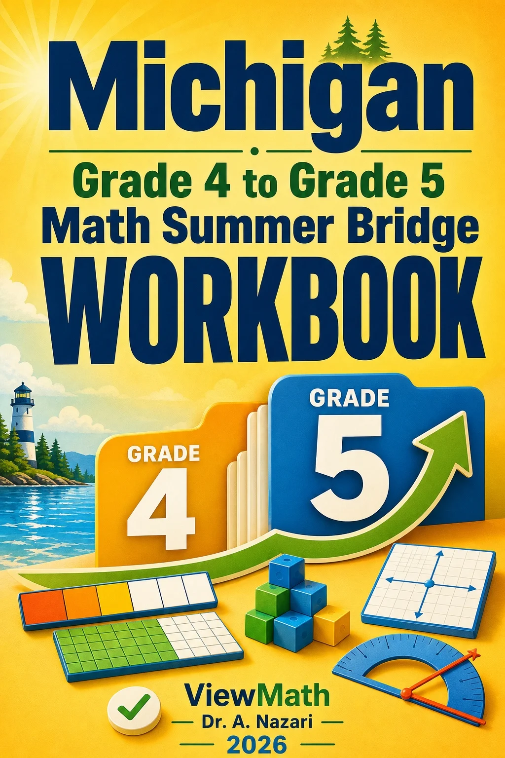 Michigan M-STEP Grade 4 Math Summer Bridge Workbook