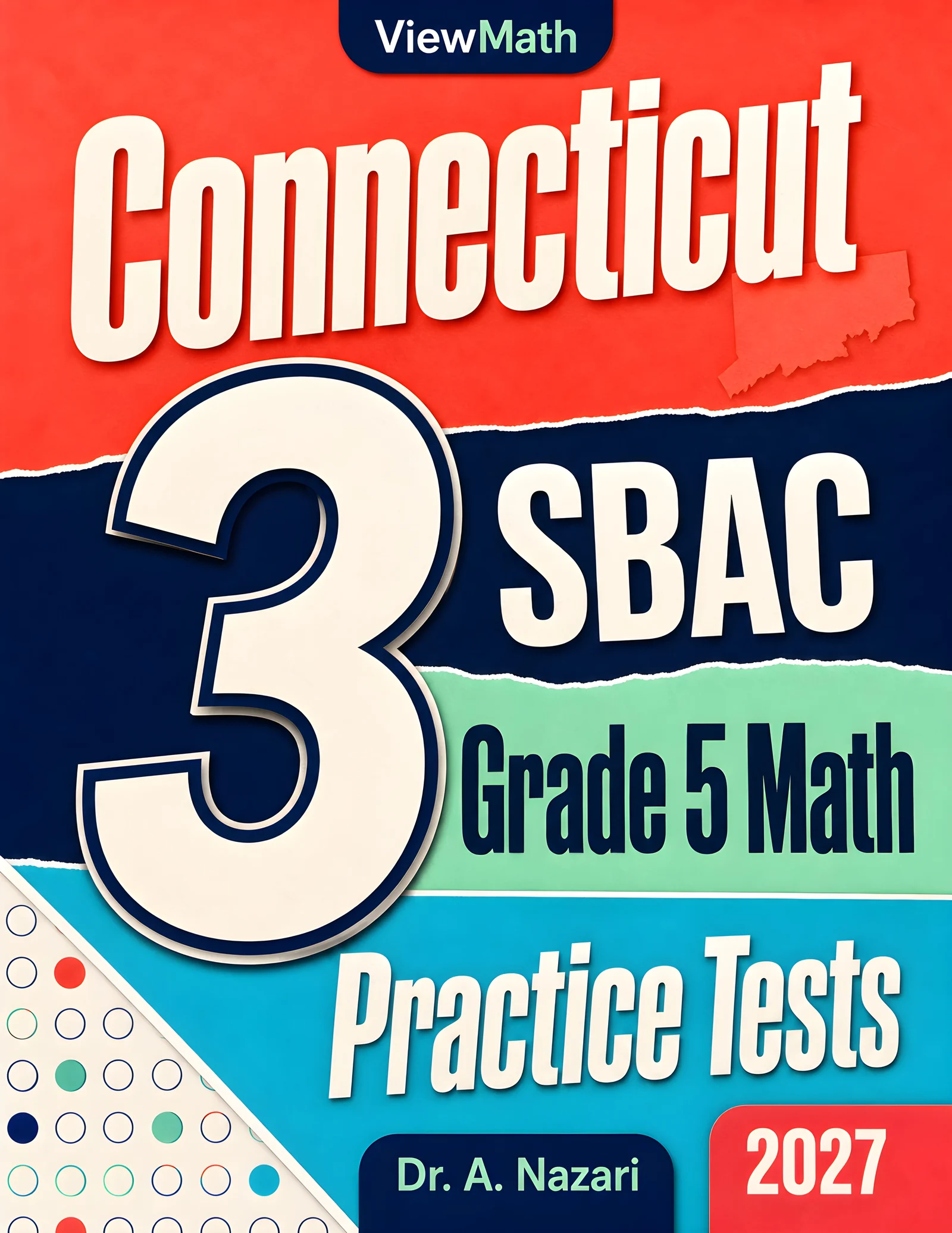 Connecticut SBAC Grade 5 Math Practice Tests Bundle: 25 Unique Full-Length Tests
