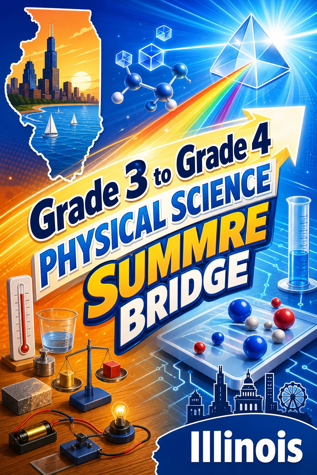 Illinois Grade 3 to Grade 4 Physical Science Summer Bridge