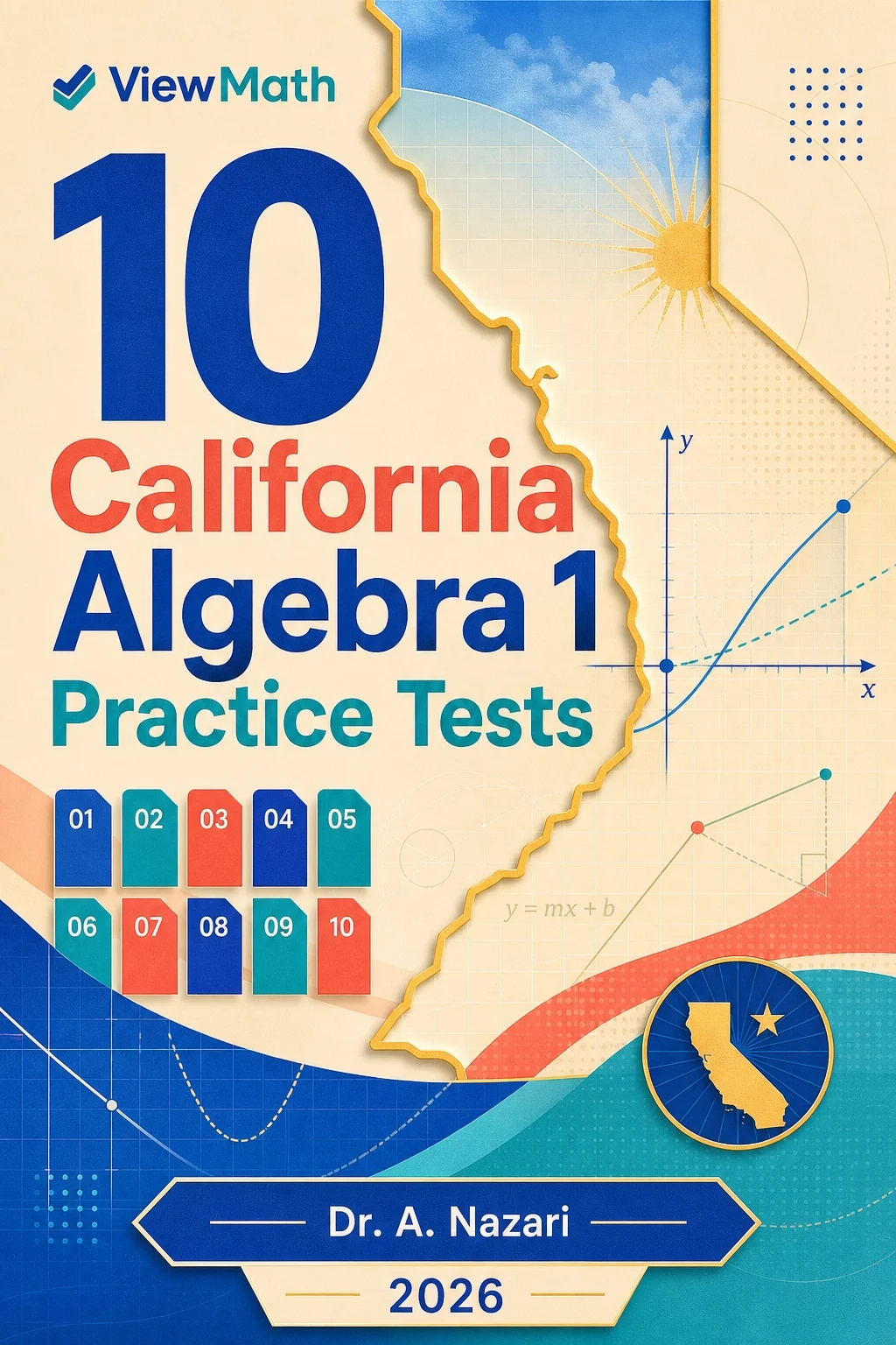10 California CAASPP Algebra 1 Math Practice Tests