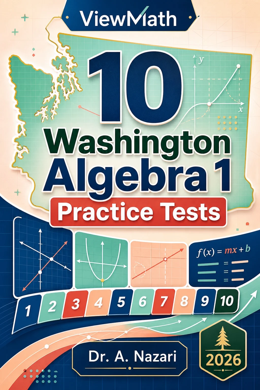10 Washington SBA Algebra 1 Math Practice Tests