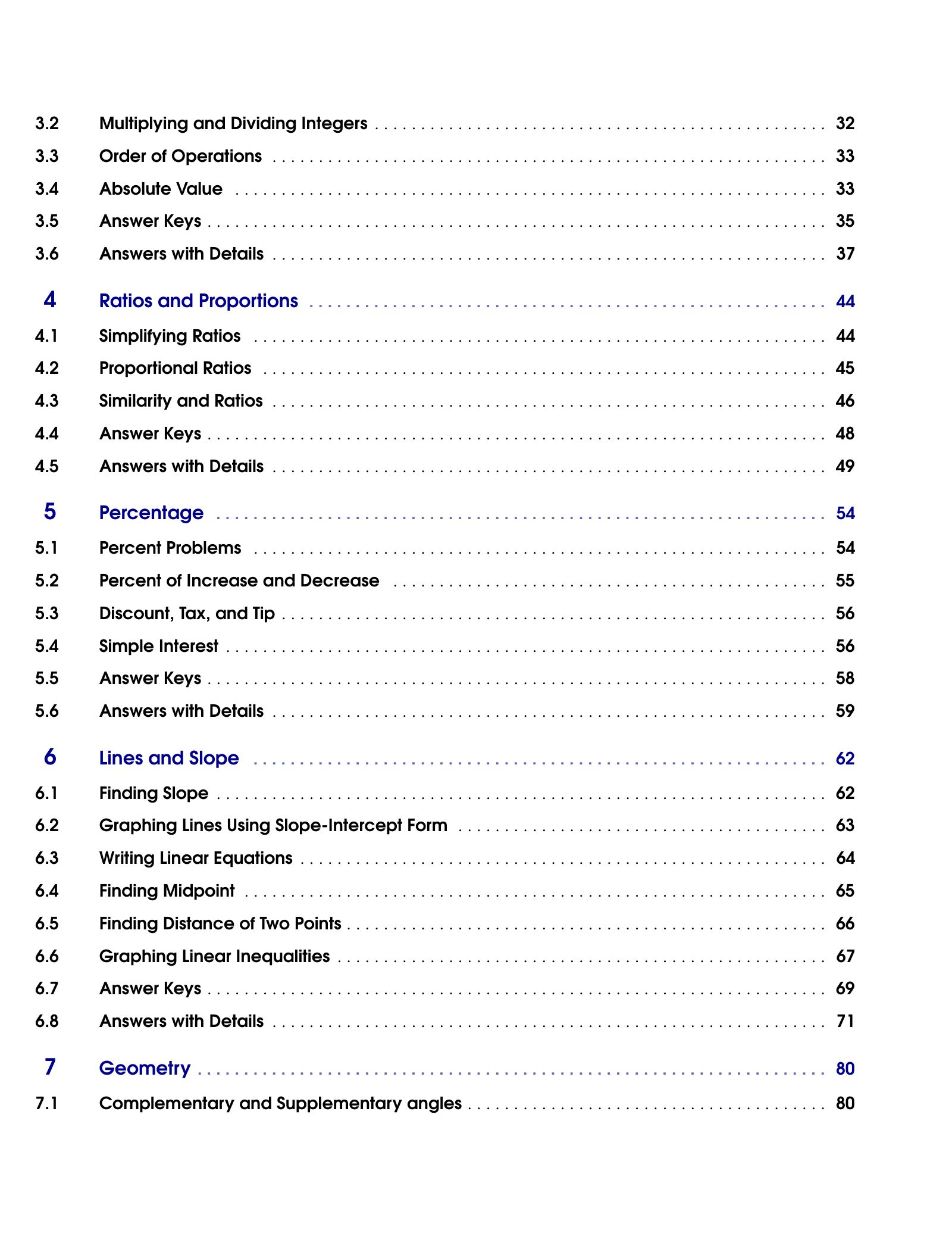 Representative ViewMath book learning or practice page