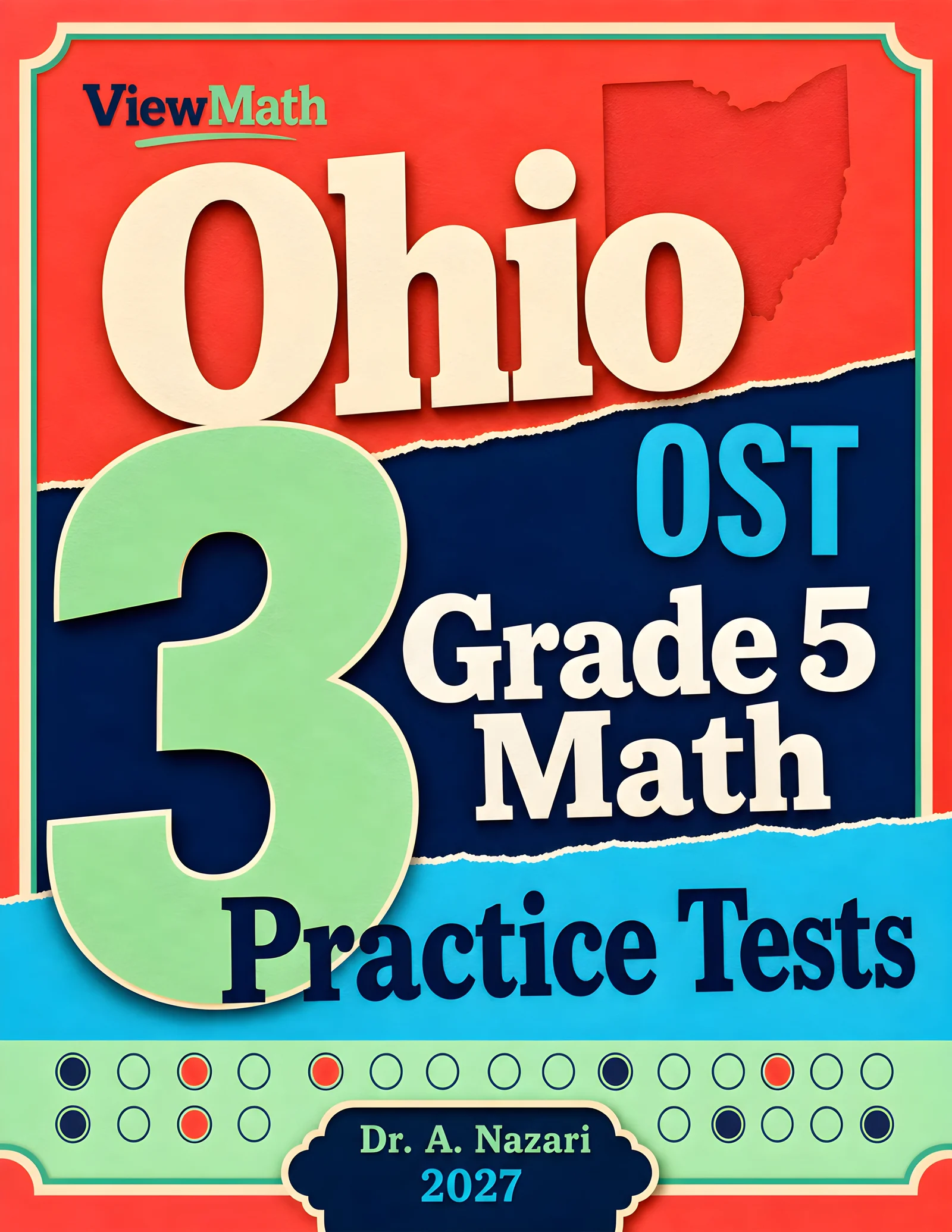 Ohio OST Grade 5 Math Practice Tests Bundle: 25 Unique Full-Length Tests