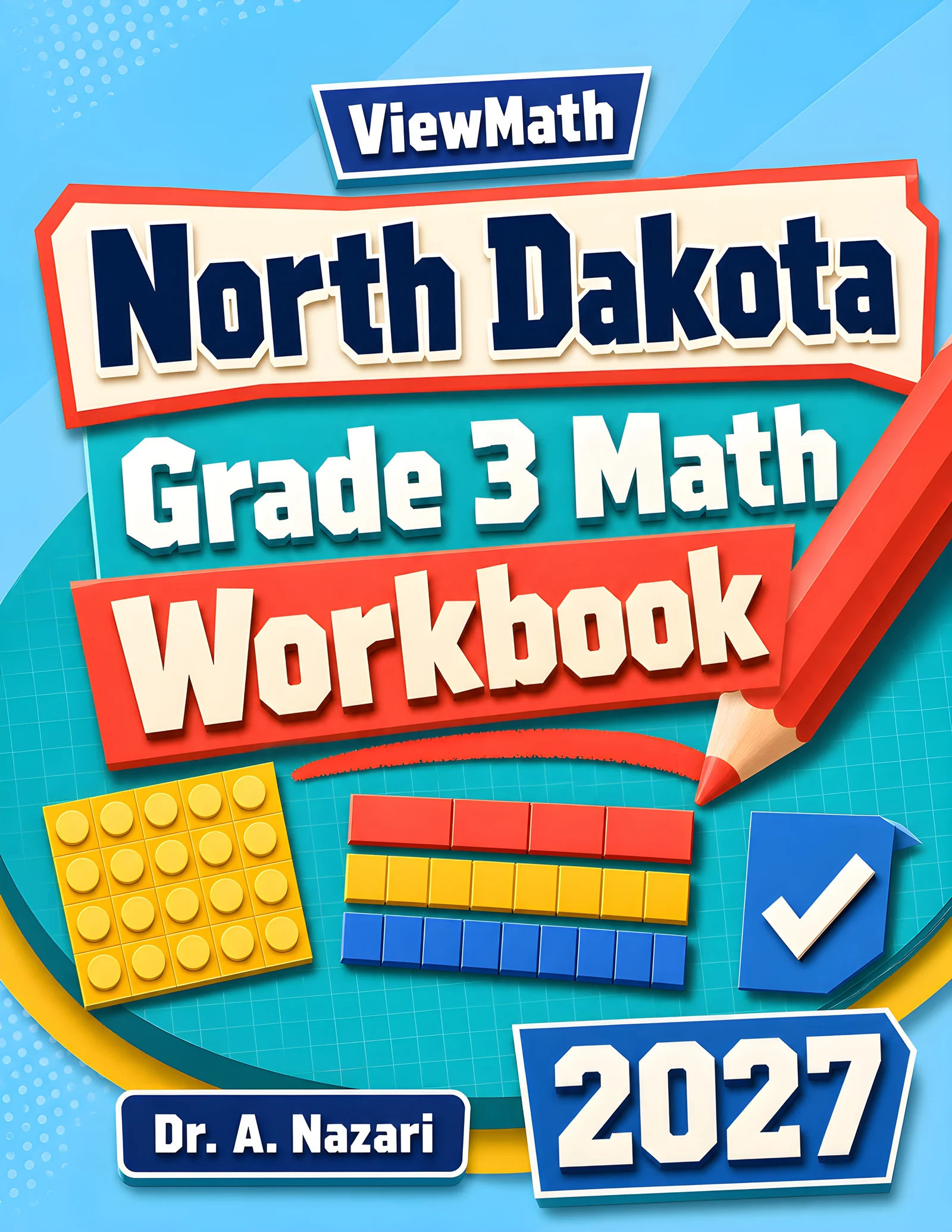 North Dakota NDSA Grade 3 Math Workbook