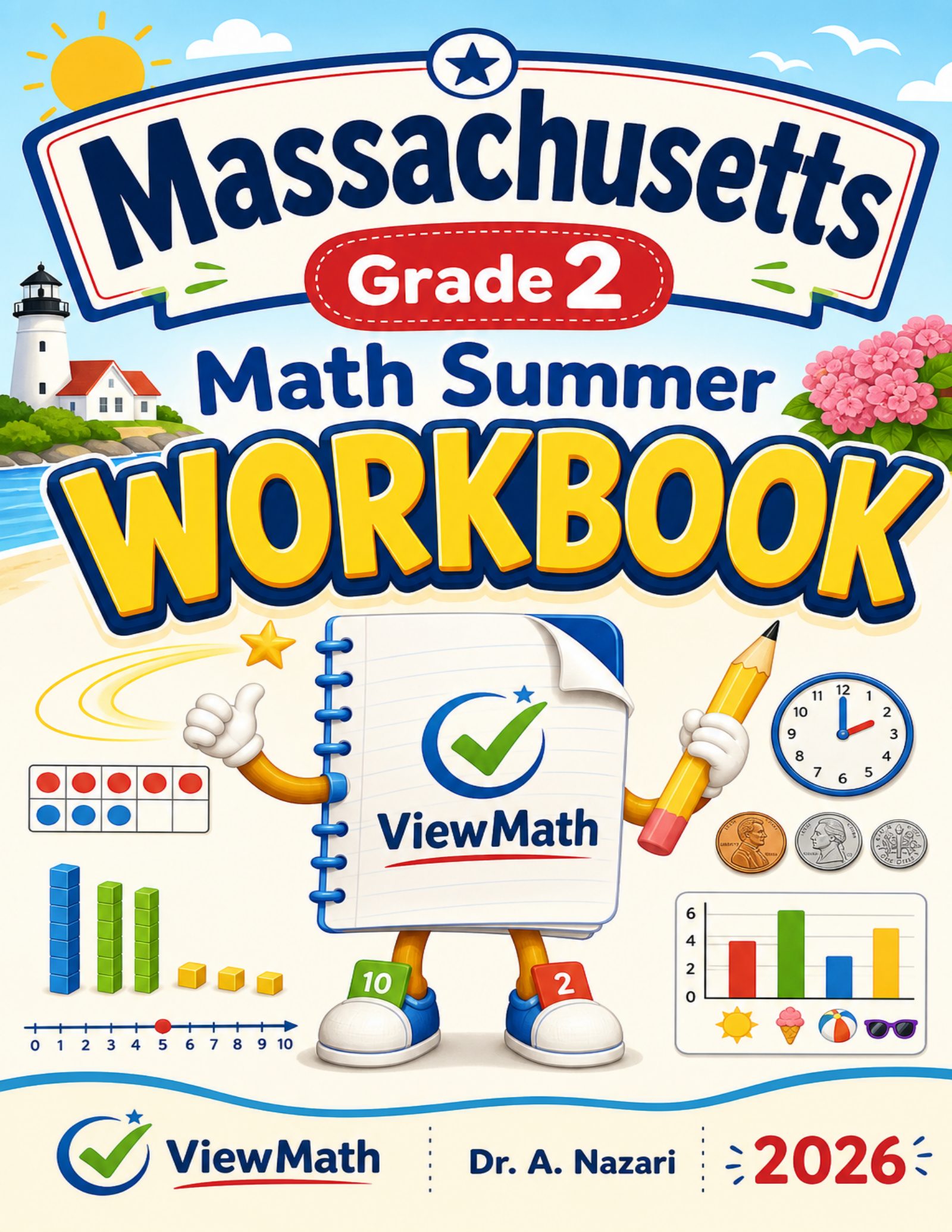 Massachusetts Grade 2 Math Summer Workbook