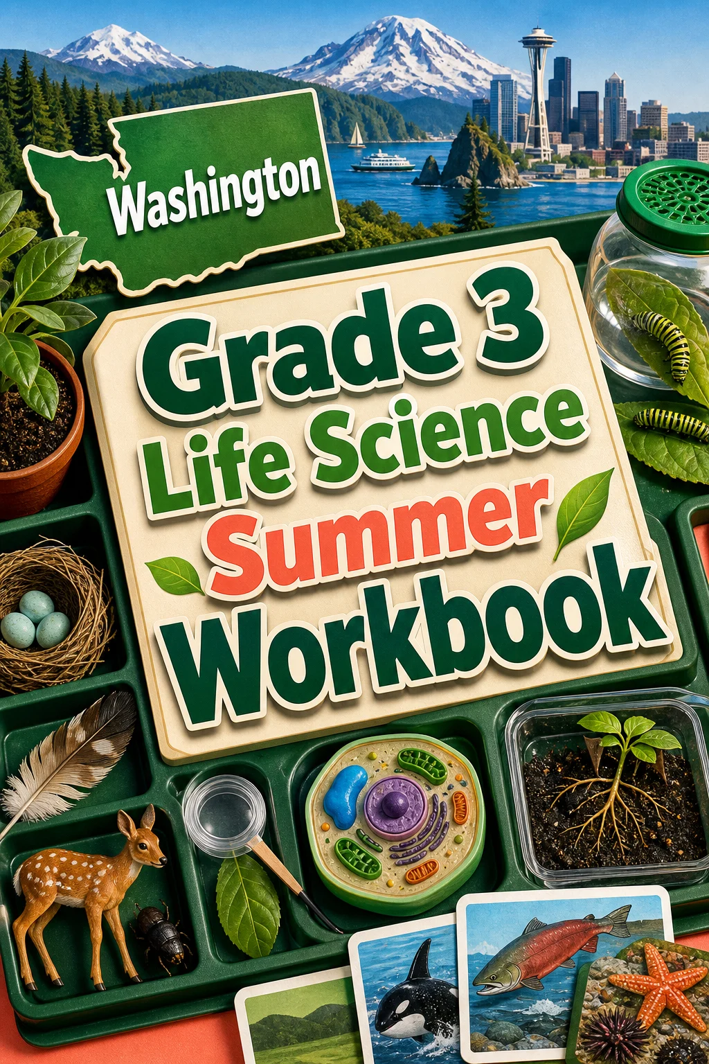 Washington Grade 3 Life Science Summer Workbook