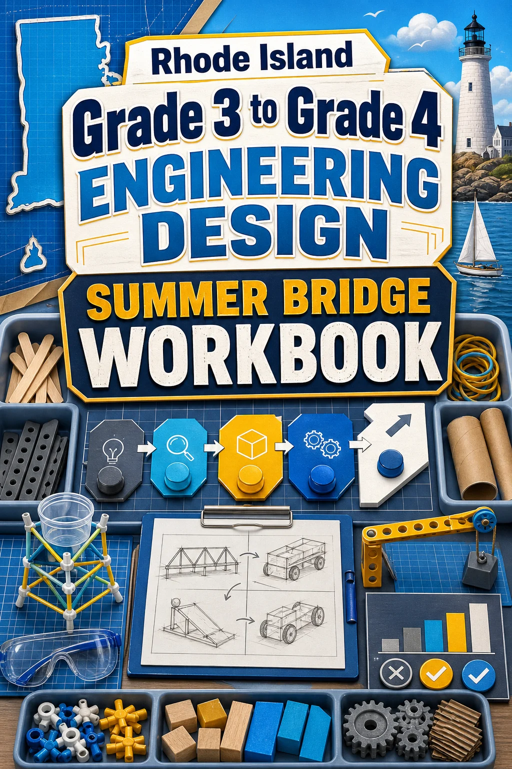 Rhode Island Grade 3 to Grade 4 Engineering Design Summer Bridge Workbook