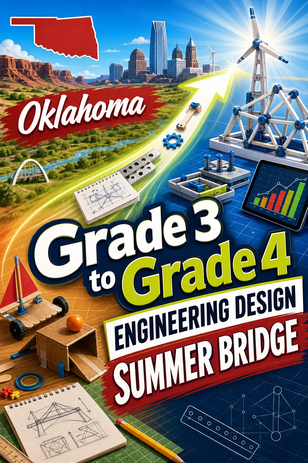Oklahoma Grade 3 to Grade 4 Engineering Design Summer Bridge