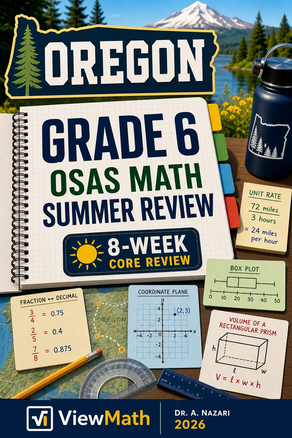Oregon OSAS Grade 6 Math Summer Review