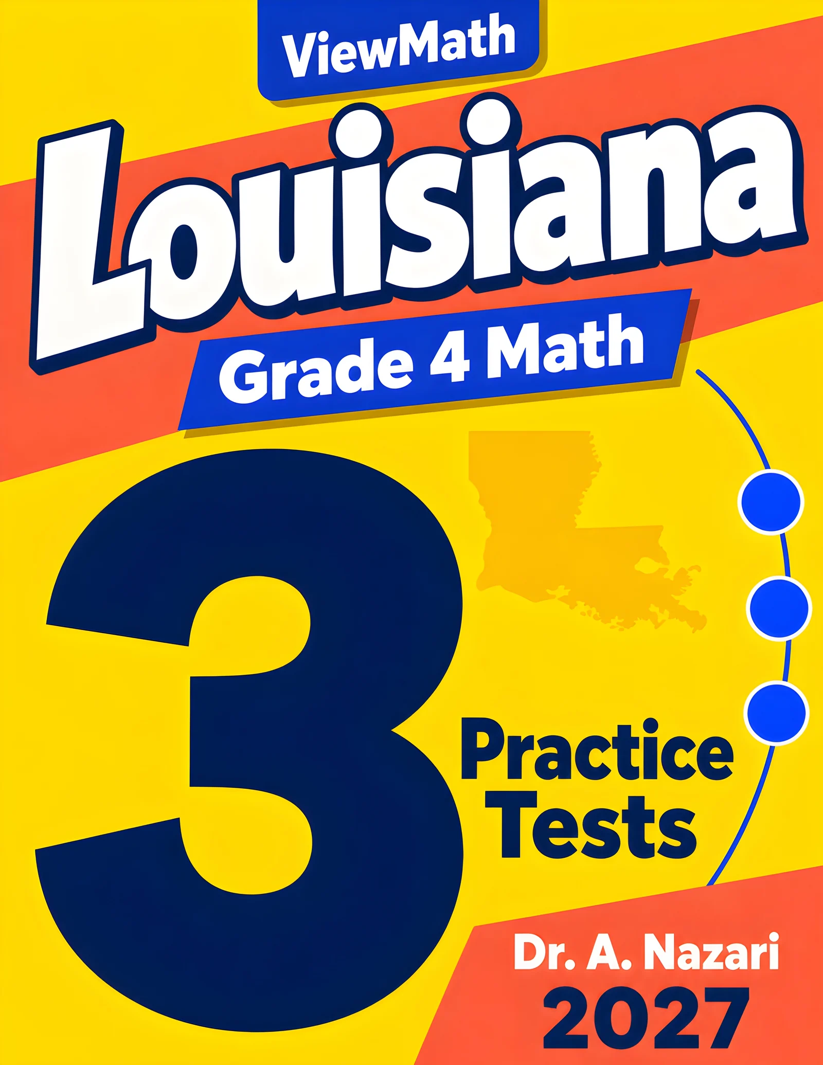 Louisiana LEAP 2025 Grade 4 Math Practice Tests Bundle: 25 Full-Length Tests