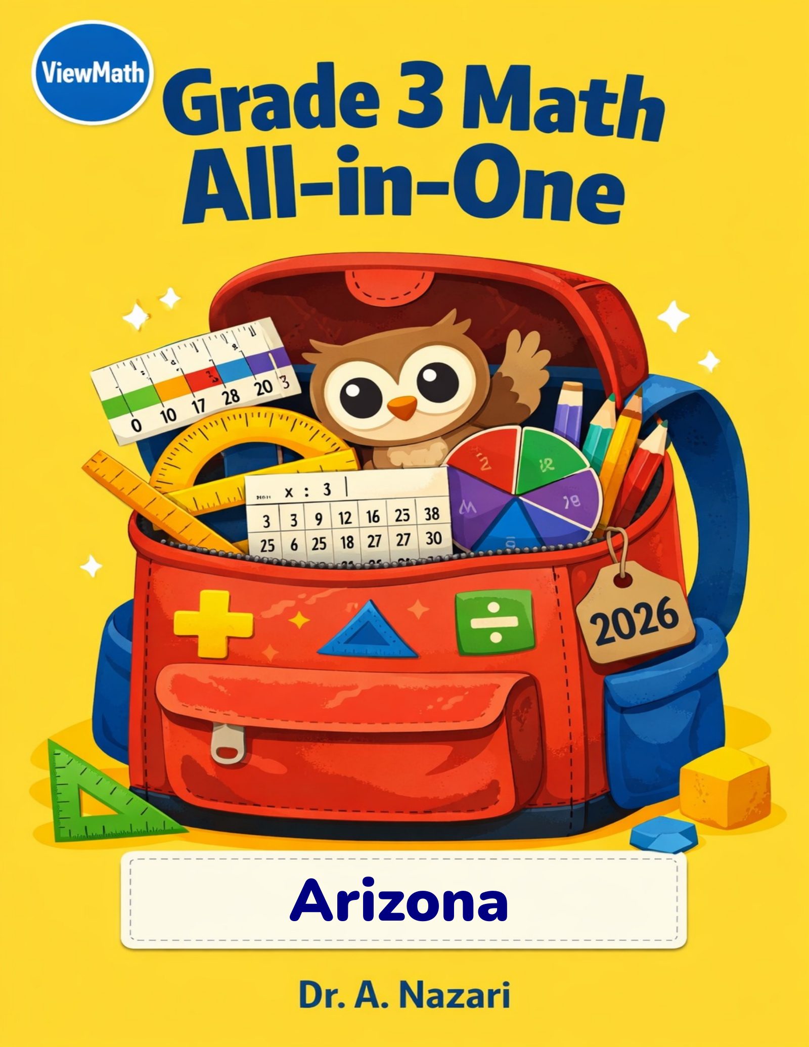 Arizona AASA Grade 3 Math All-in-One