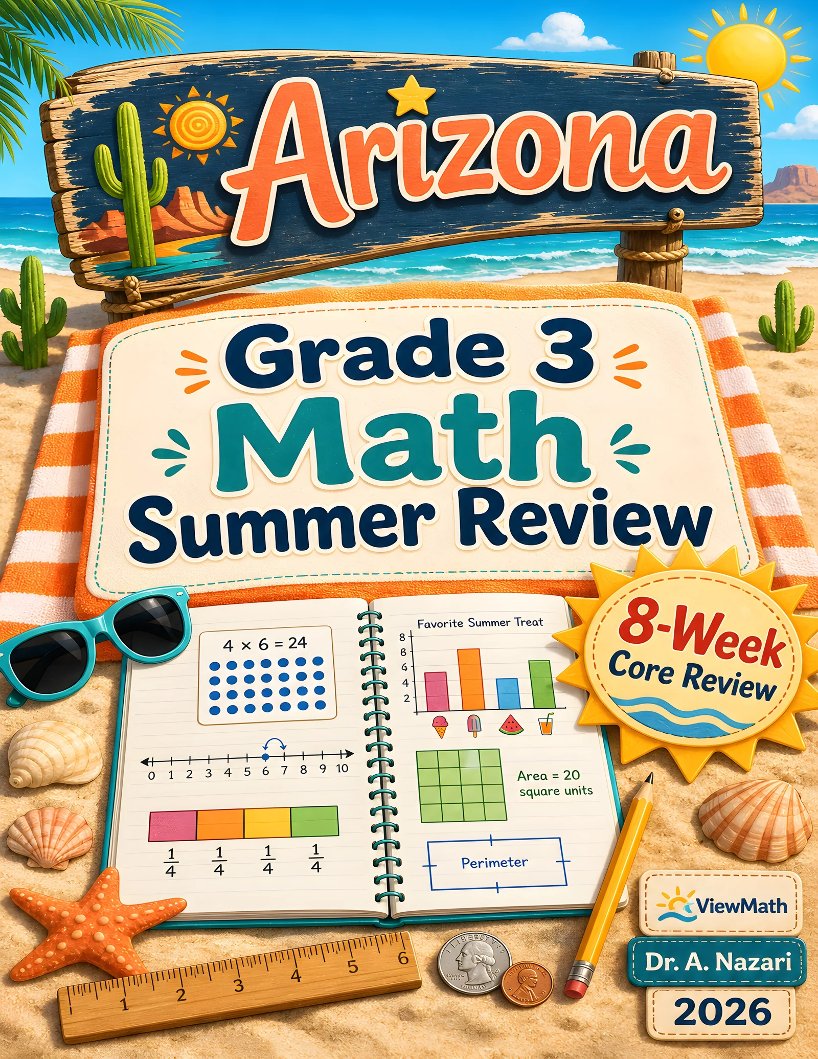 Arizona AASA Grade 3 Math Summer Review