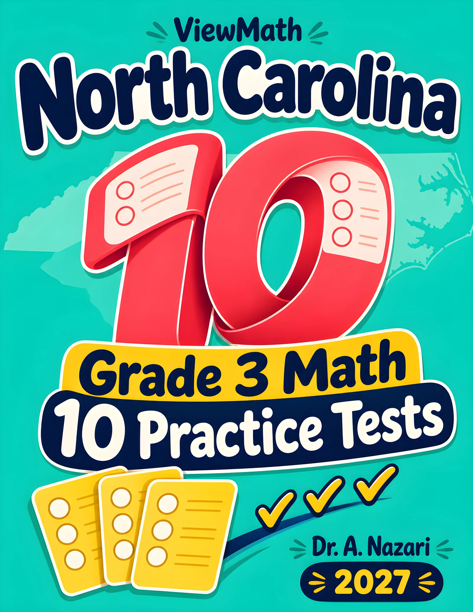 10 North Carolina NC EOG Grade 3 Math Practice Tests