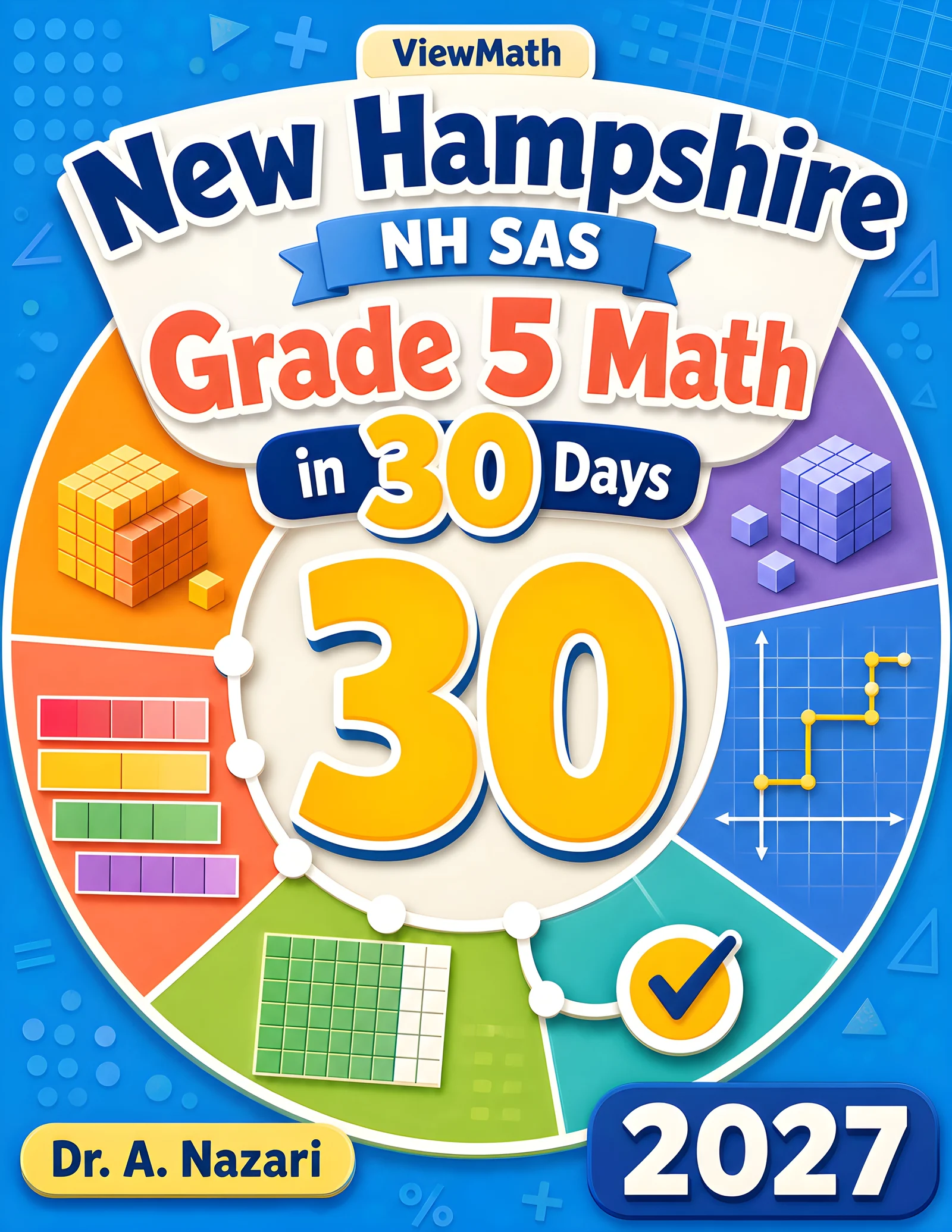 New Hampshire NH SAS Grade 5 Math in 30 Days