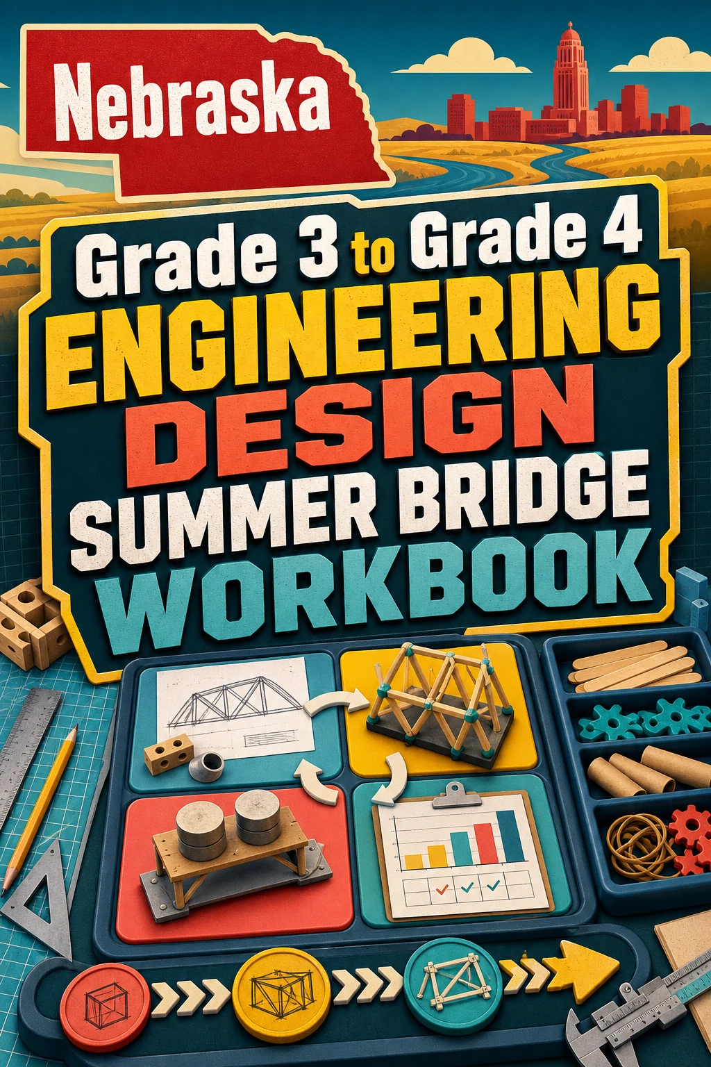 Nebraska Grade 3 to Grade 4 Engineering Design Summer Bridge Workbook