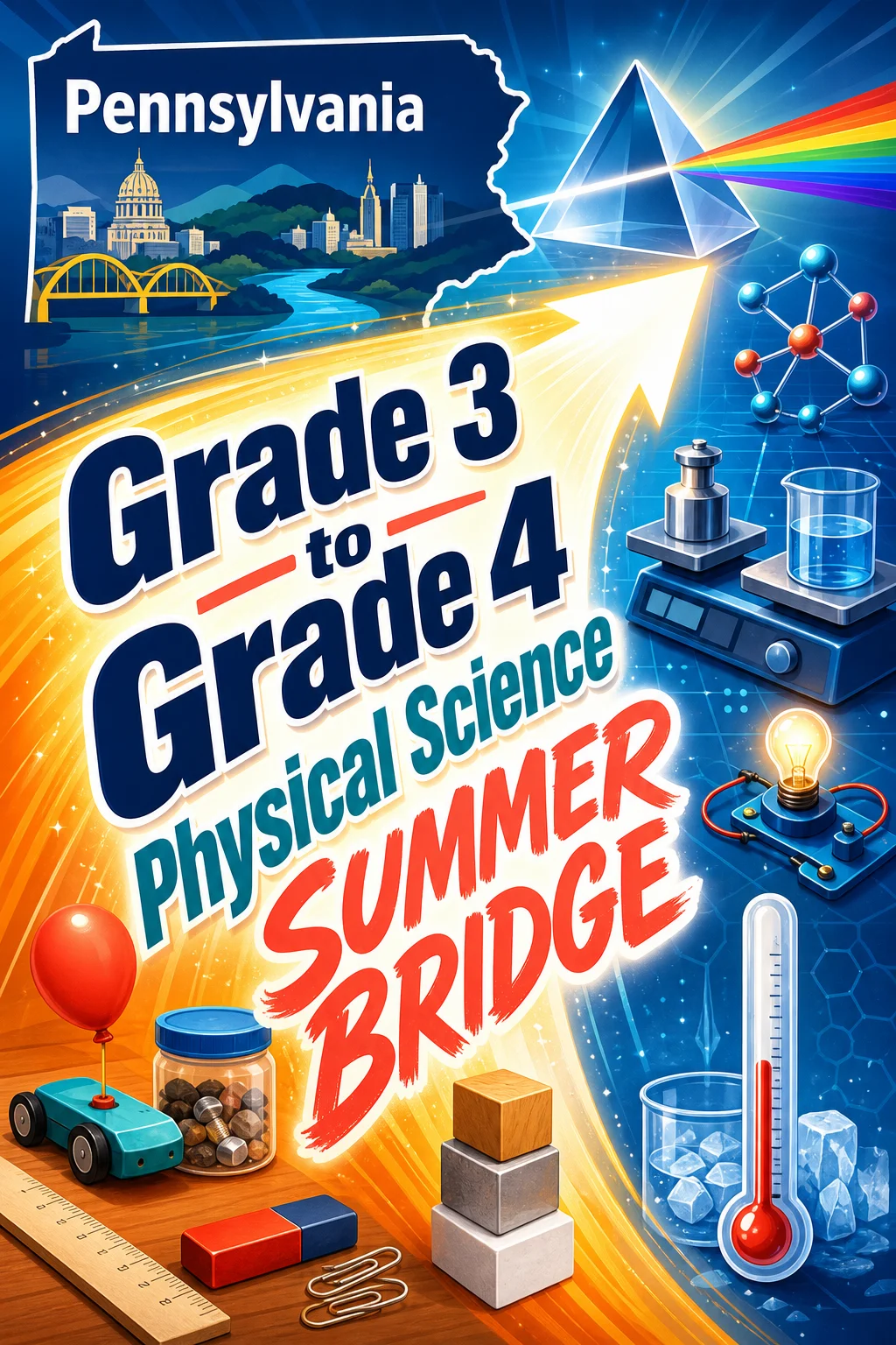 Pennsylvania Grade 3 to Grade 4 Physical Science Summer Bridge