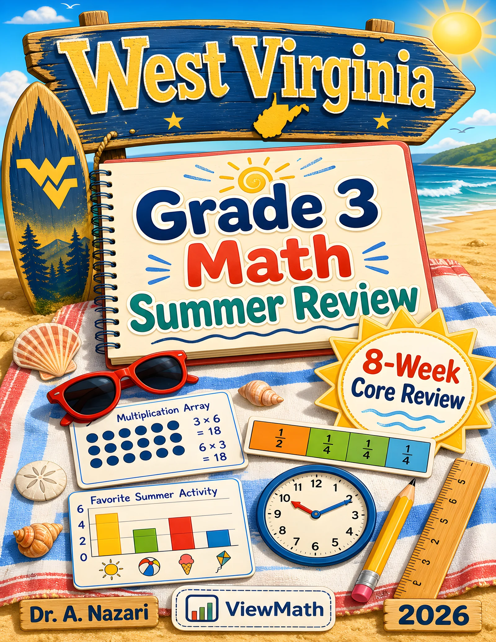 West Virginia WVGSA Grade 3 Math Summer Review