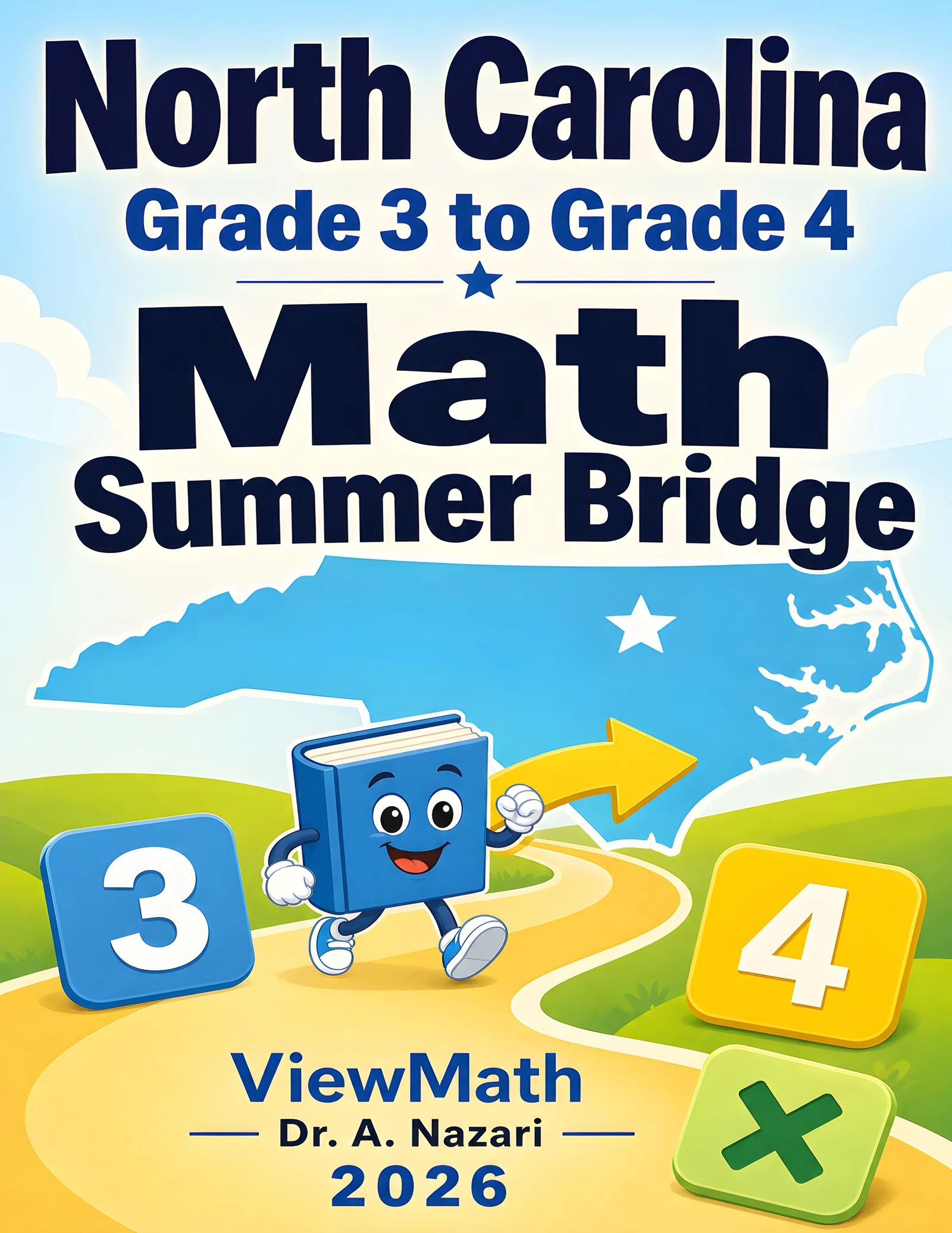 North Carolina NC EOG Grade 3 Math Summer Bridge