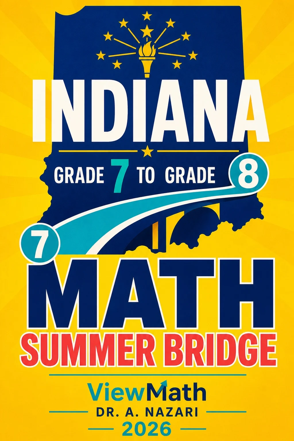 Indiana ILEARN Grade 7 to Grade 8 Math Summer Bridge