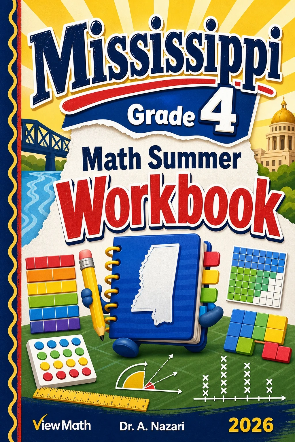 Mississippi MAAP Grade 4 Math Summer Review Workbook