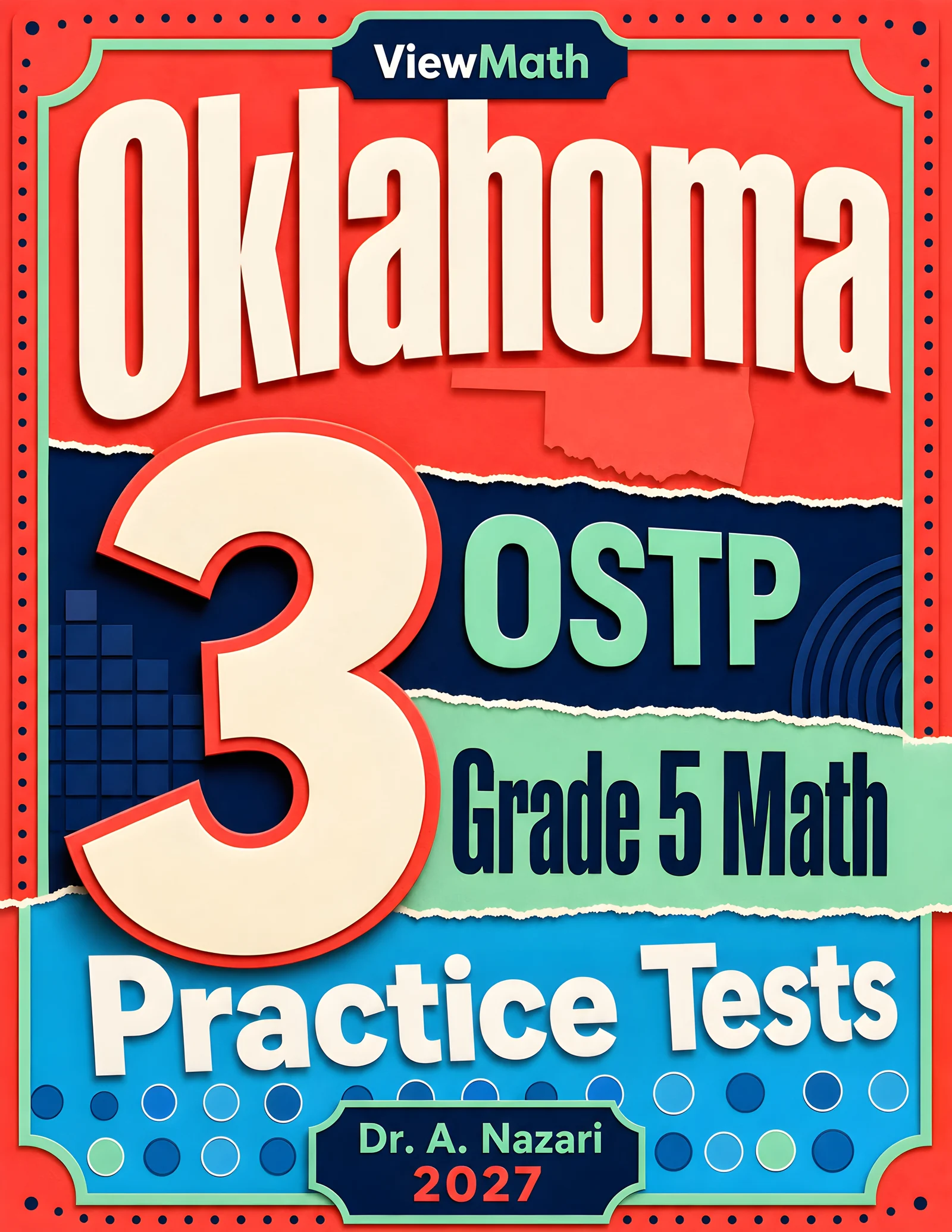 Oklahoma OSTP Grade 5 Math Practice Tests Bundle: 25 Unique Full-Length Tests