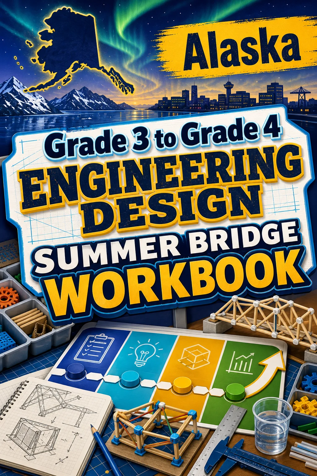 Alaska Grade 3 to Grade 4 Engineering Design Summer Bridge Workbook