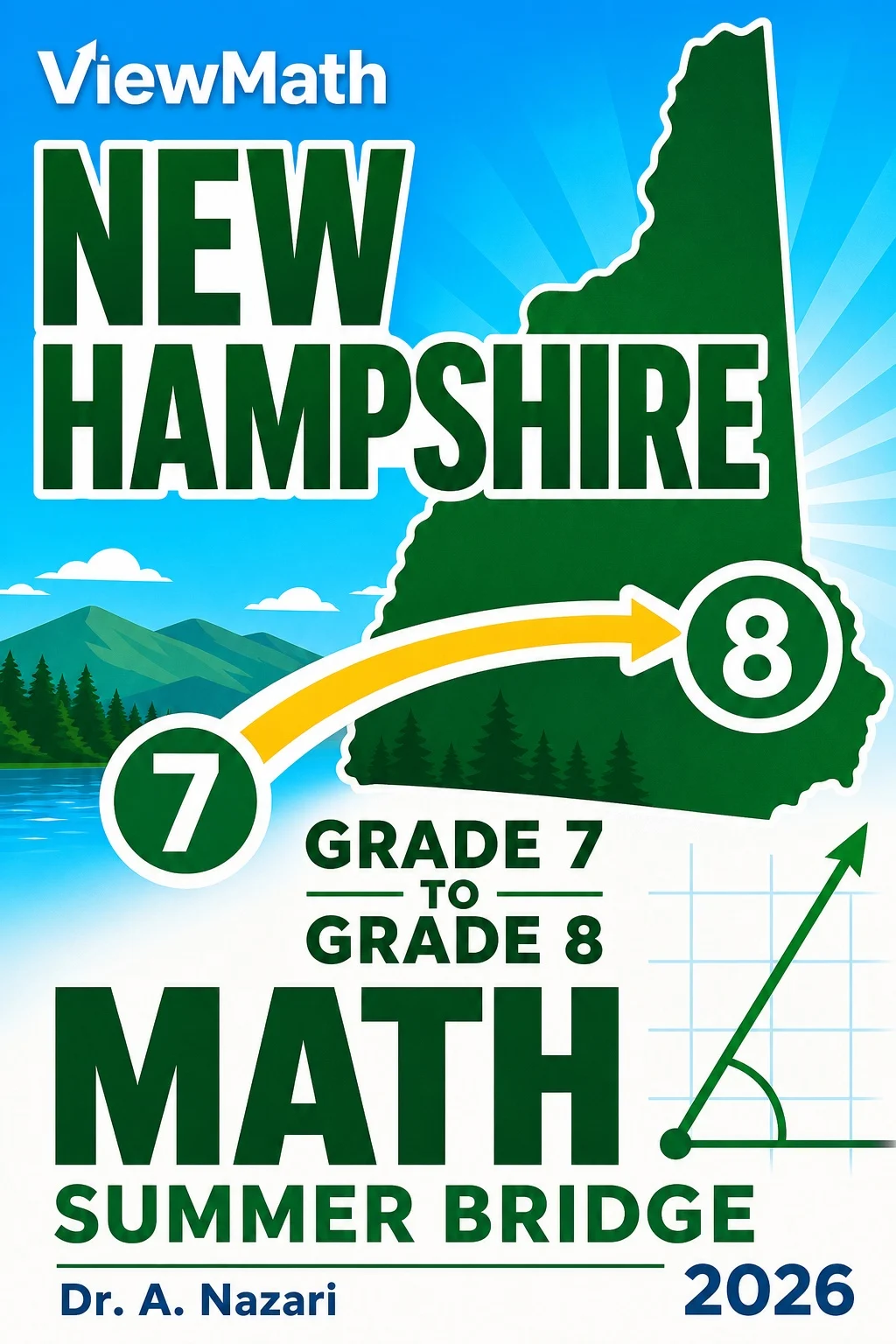 New Hampshire NH SAS Grade 7 to Grade 8 Math Summer Bridge