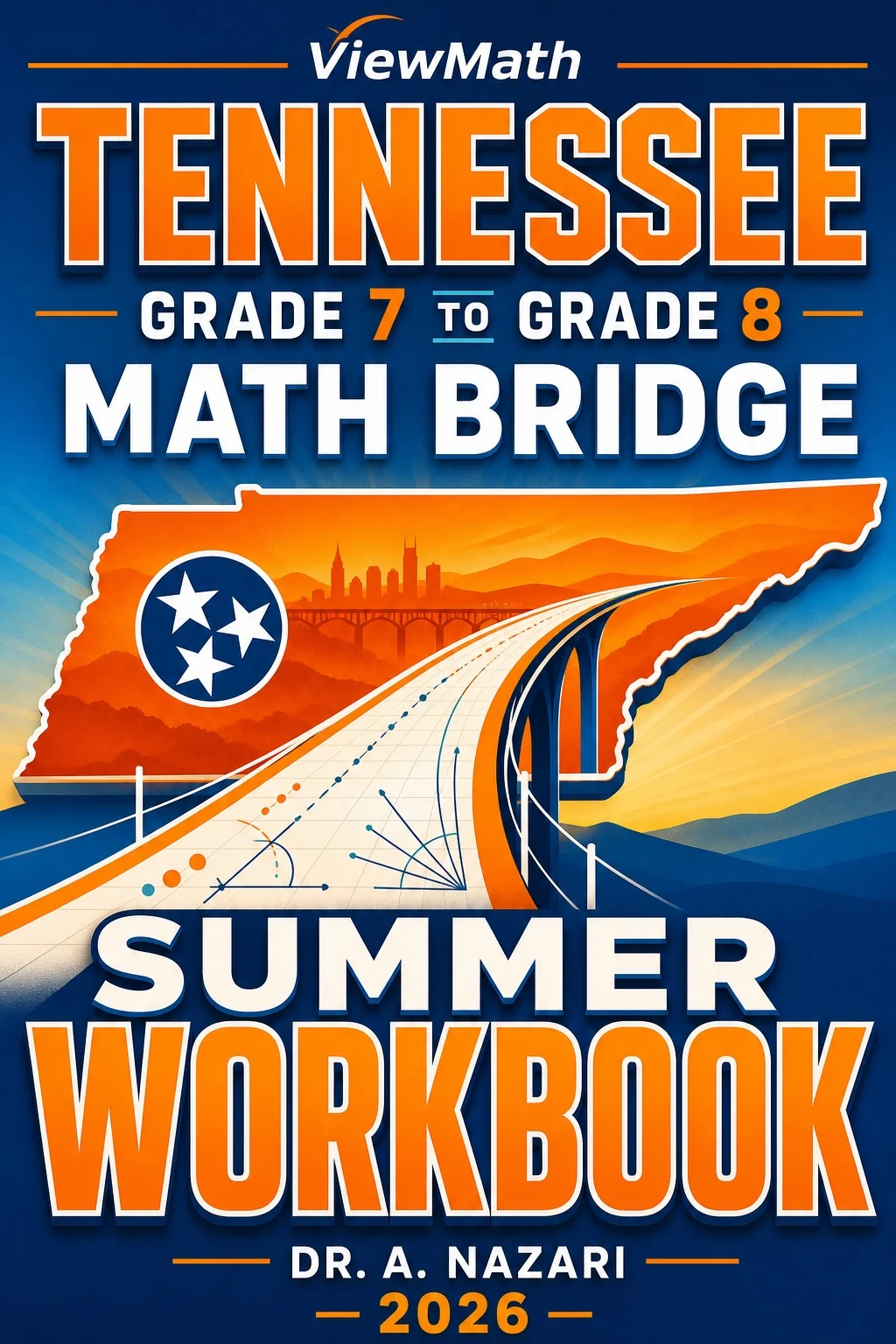 Tennessee TCAP Grade 7 to Grade 8 Math Summer Bridge Workbook