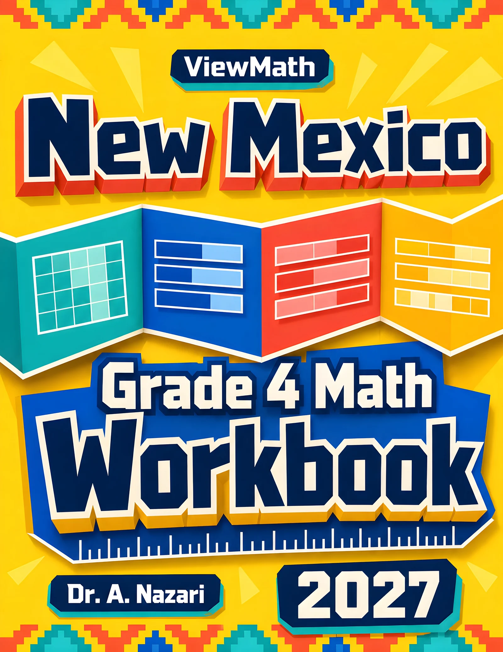 New Mexico NM-MSSA Grade 4 Math Workbook
